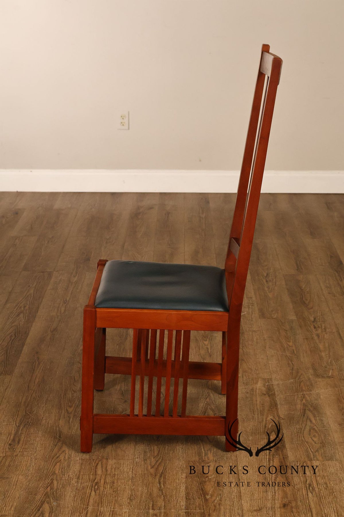 Stickley Mission Collection Cherry Set Of 6 Spindle Back Dining Chairs