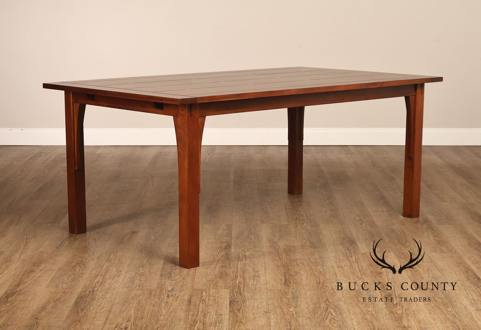 Stickley Mission Collection Cherry Extendable Dining Table