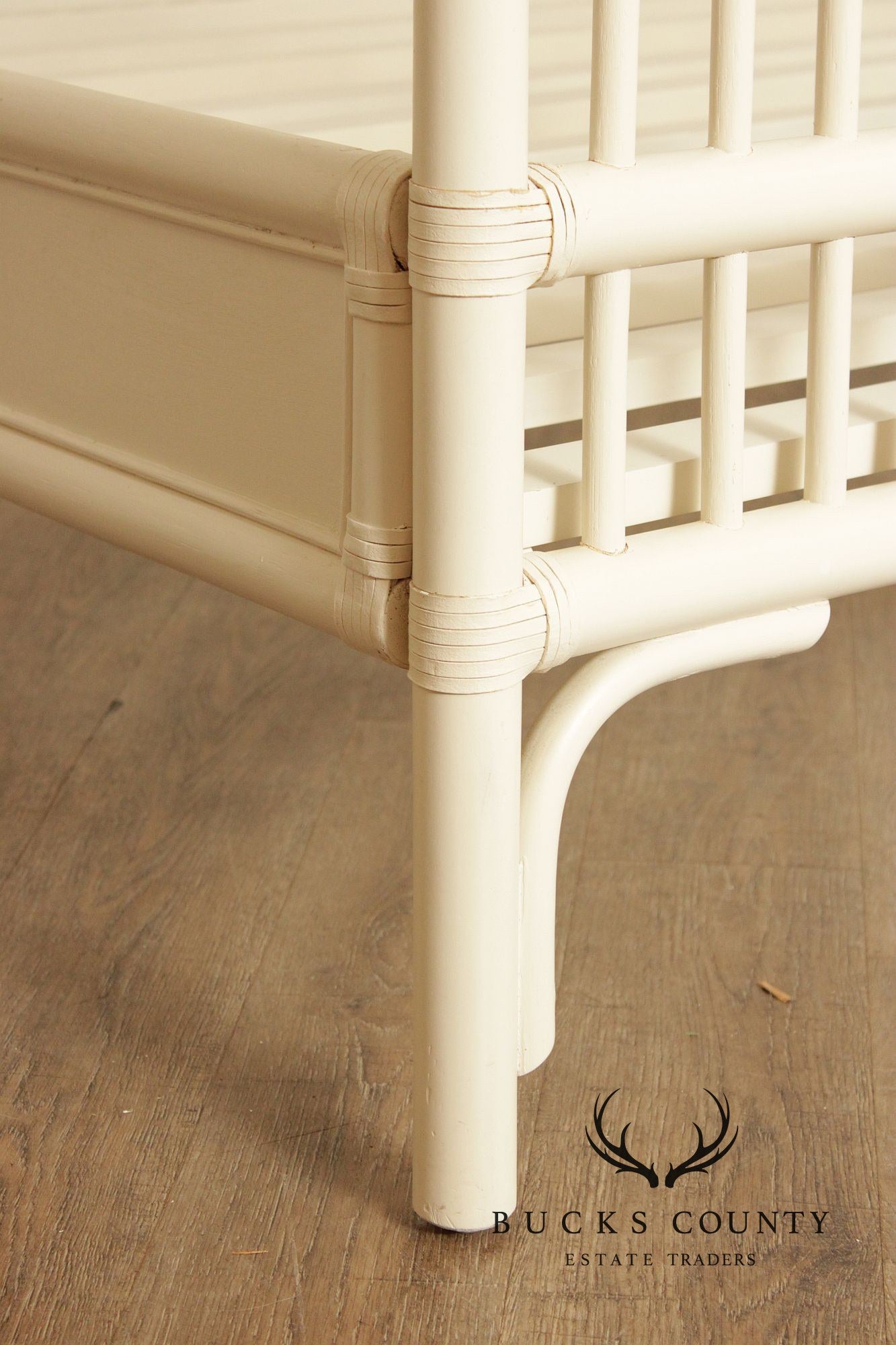 Serena & Lily King Size Cassia Rattan Bed Frame