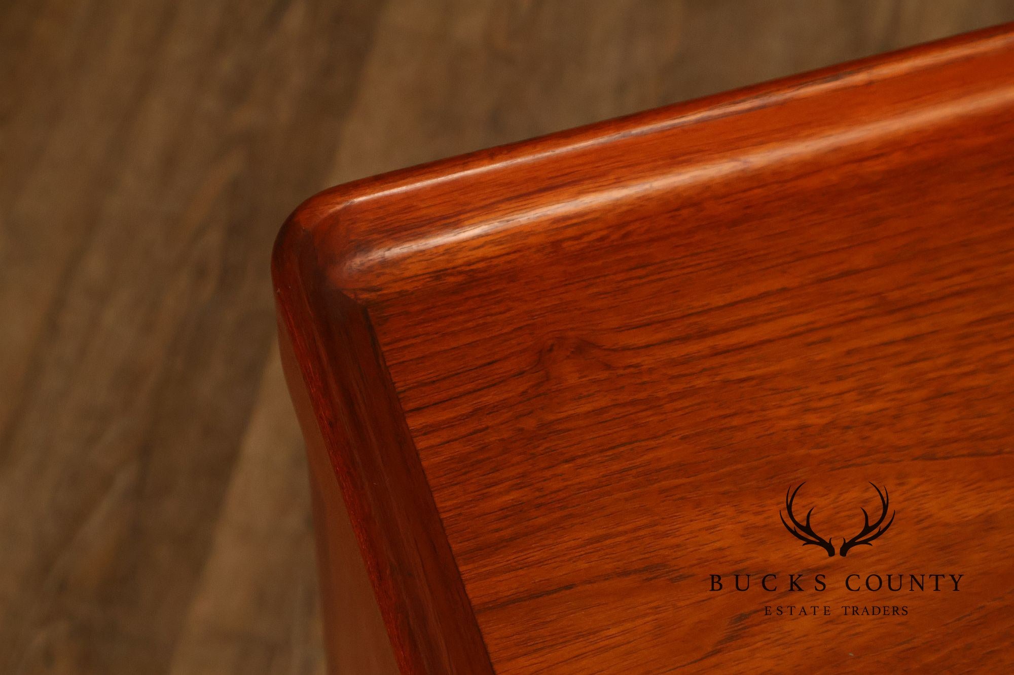 Danish Modern Teak Executive Writing Desk