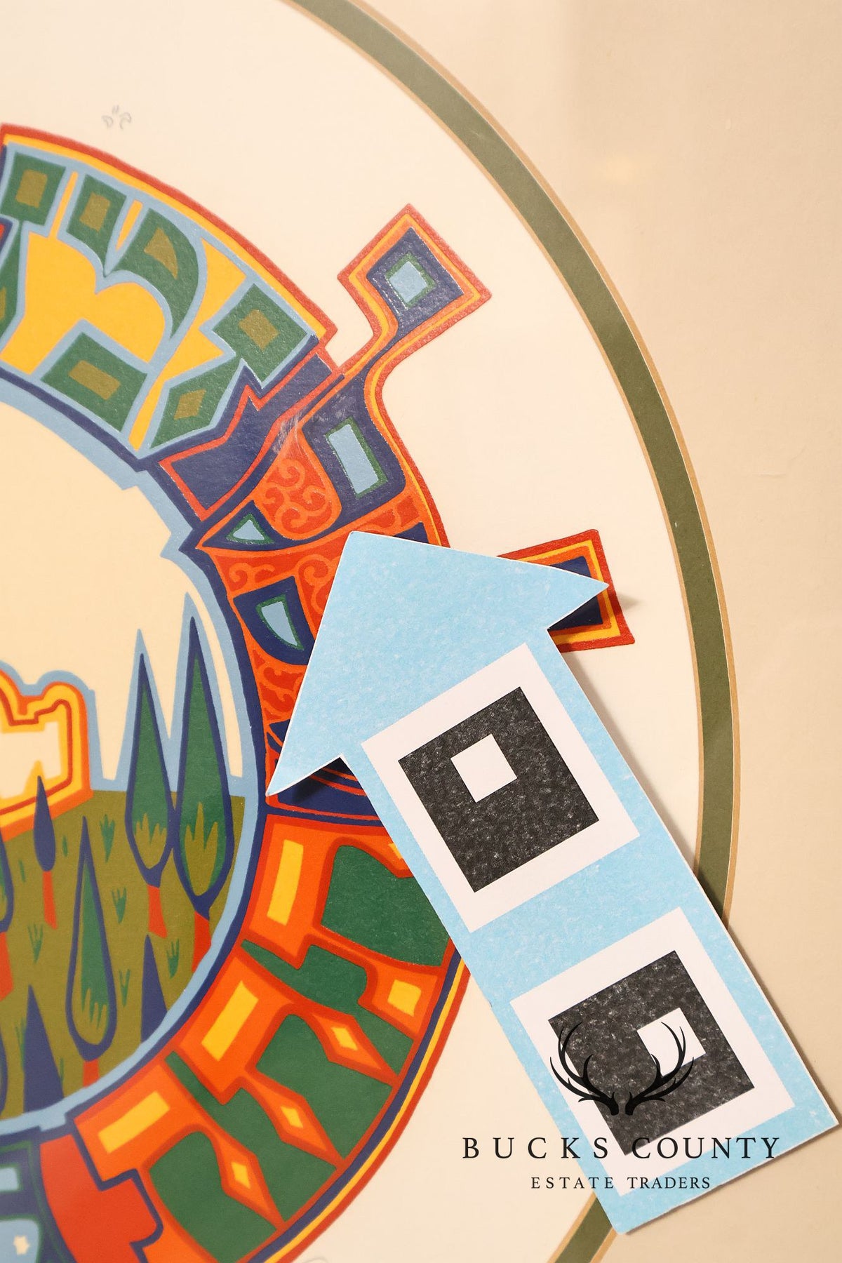Mordechai Rosenstein Judaica Serigraph, 'For Everything There's a Season'