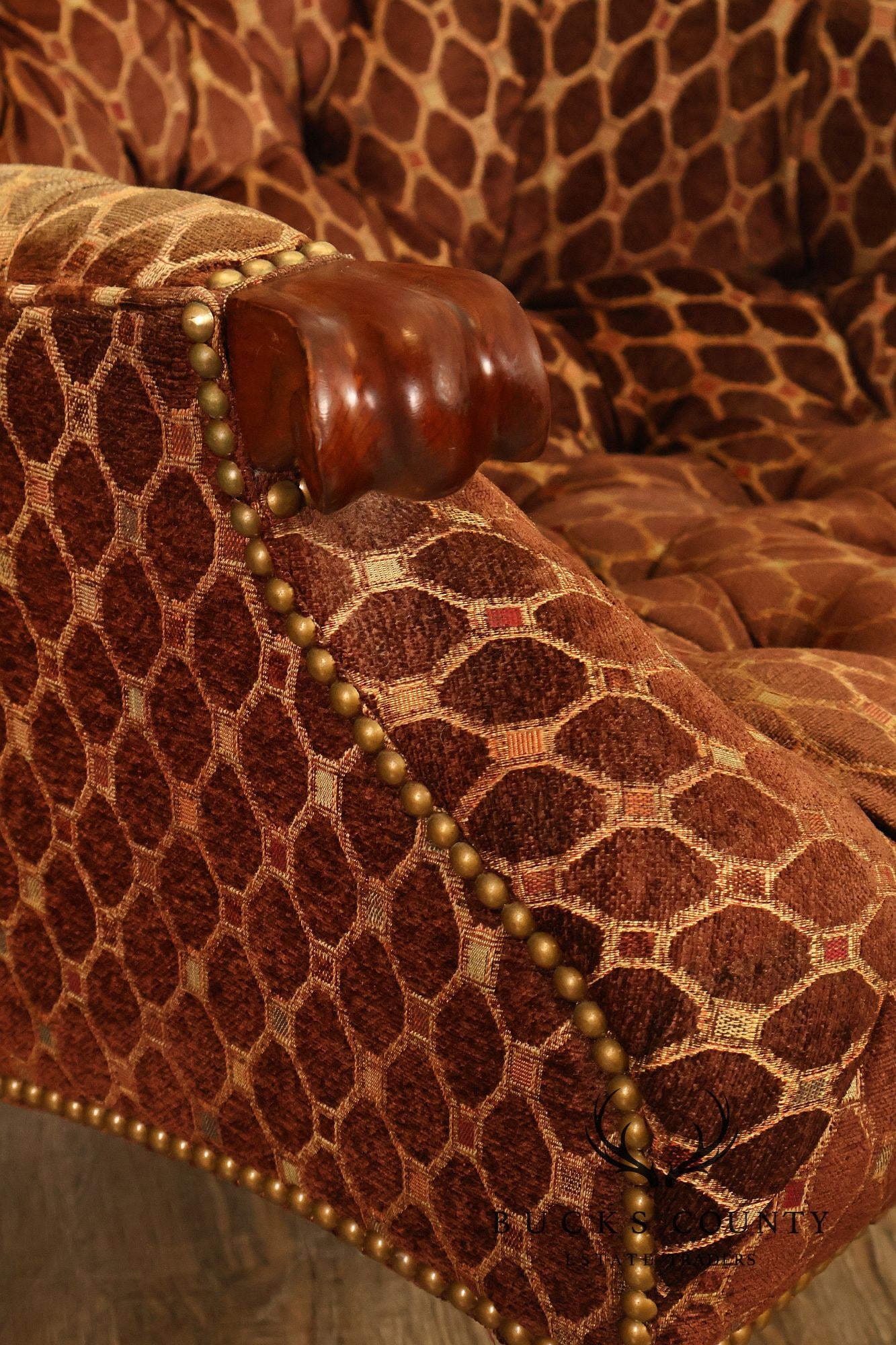 Stickley 'Leopold's Chair' Tufted Upholstered Armchair