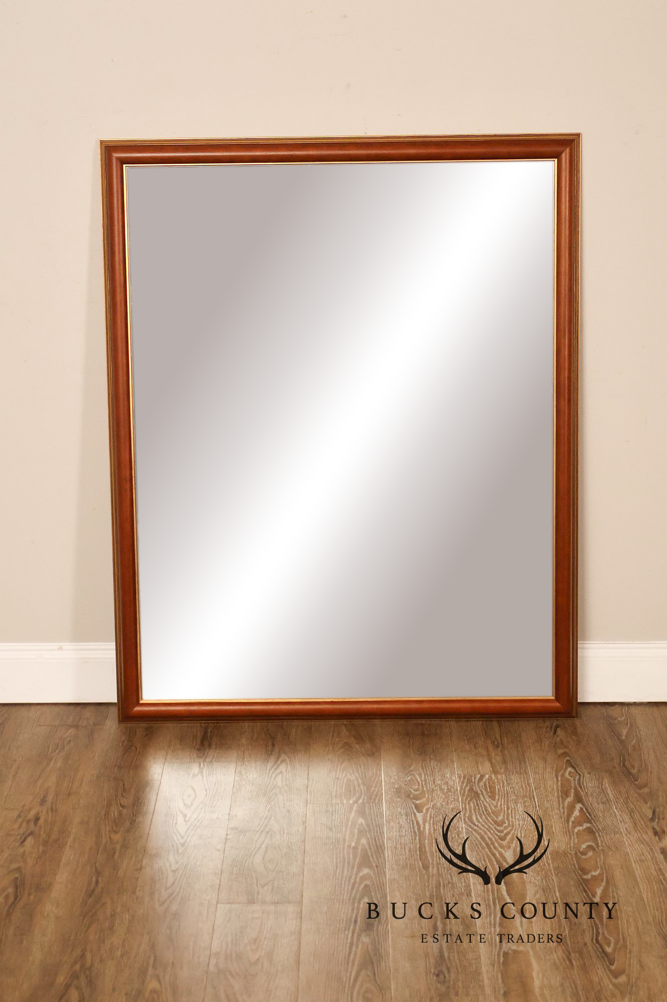 Traditional Partial Gilt Wall Mirror