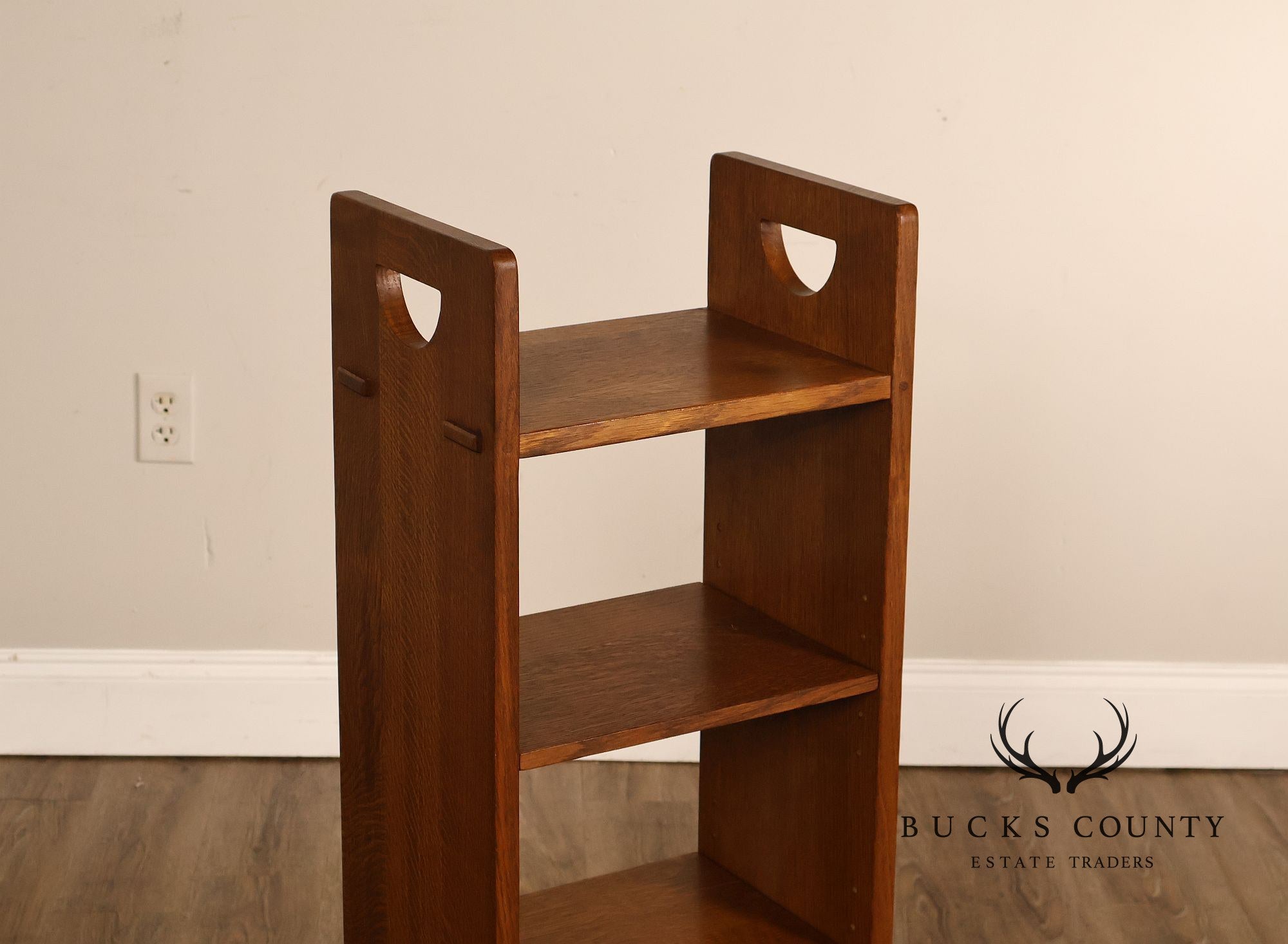 Stickley Mission Collection Oak Magazine Stand Bookcase