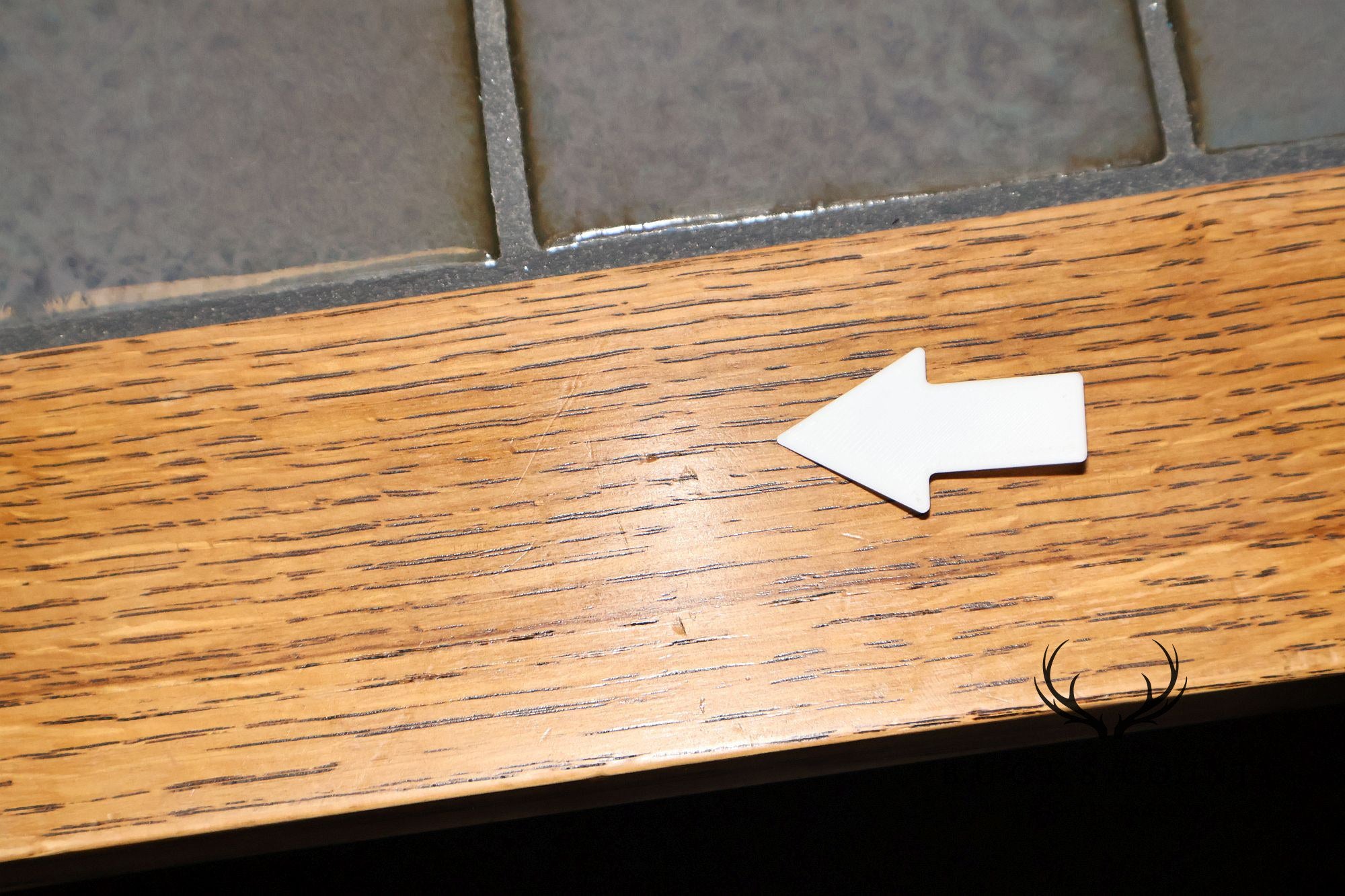 Stickley Mission Collection Oak Tile Top Coffee Table