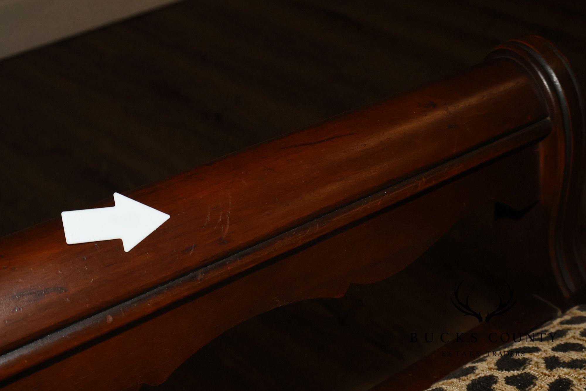 1930's Vintage Walnut Vanity Bench