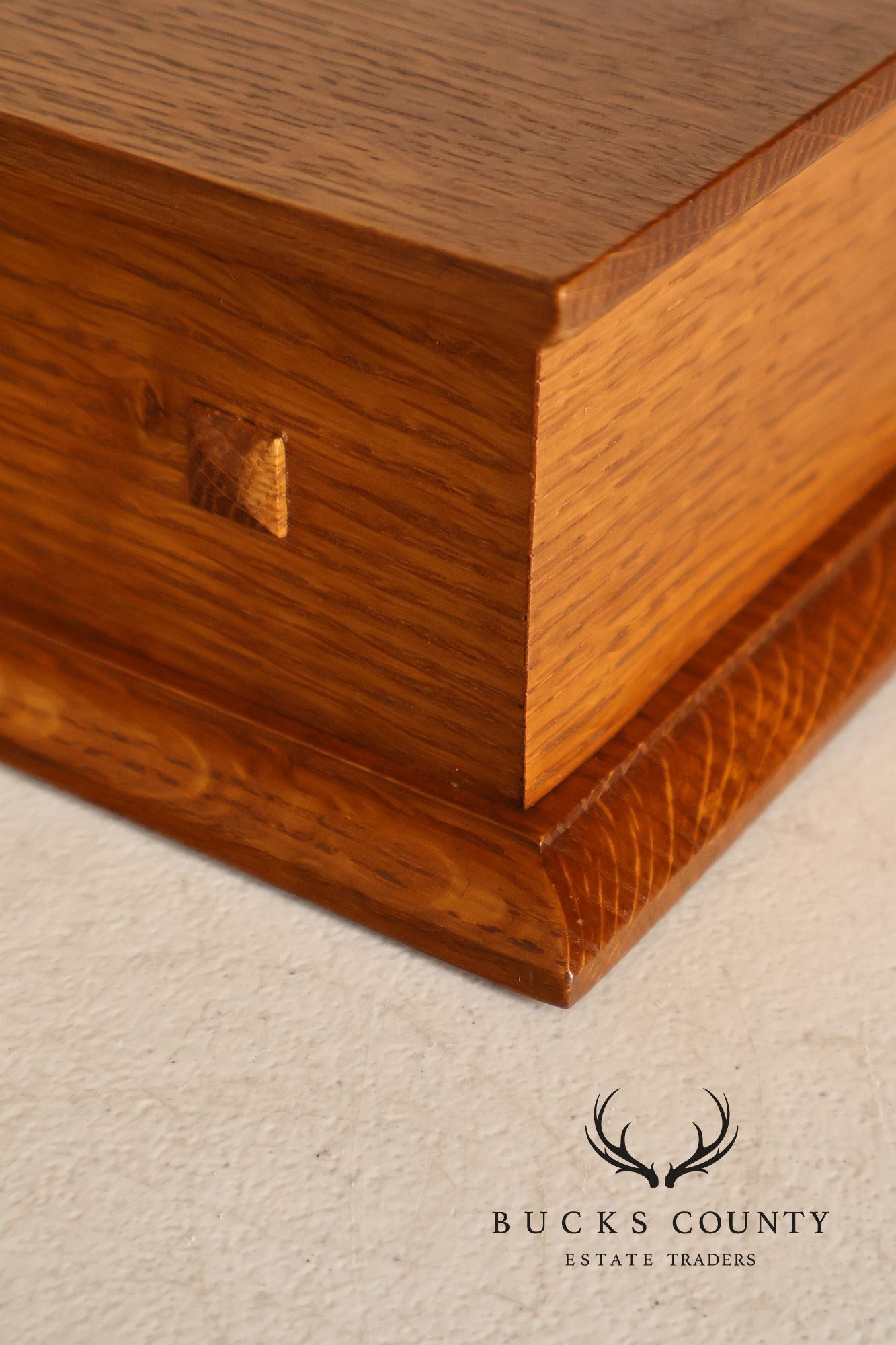 Stickley Mission Collection Oak Desk Box