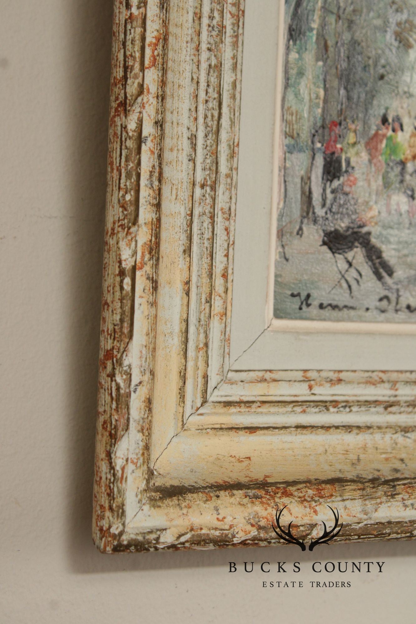 Henri Stenn Pair Of Framed Paintings, Place Du Tertre & Montmartre