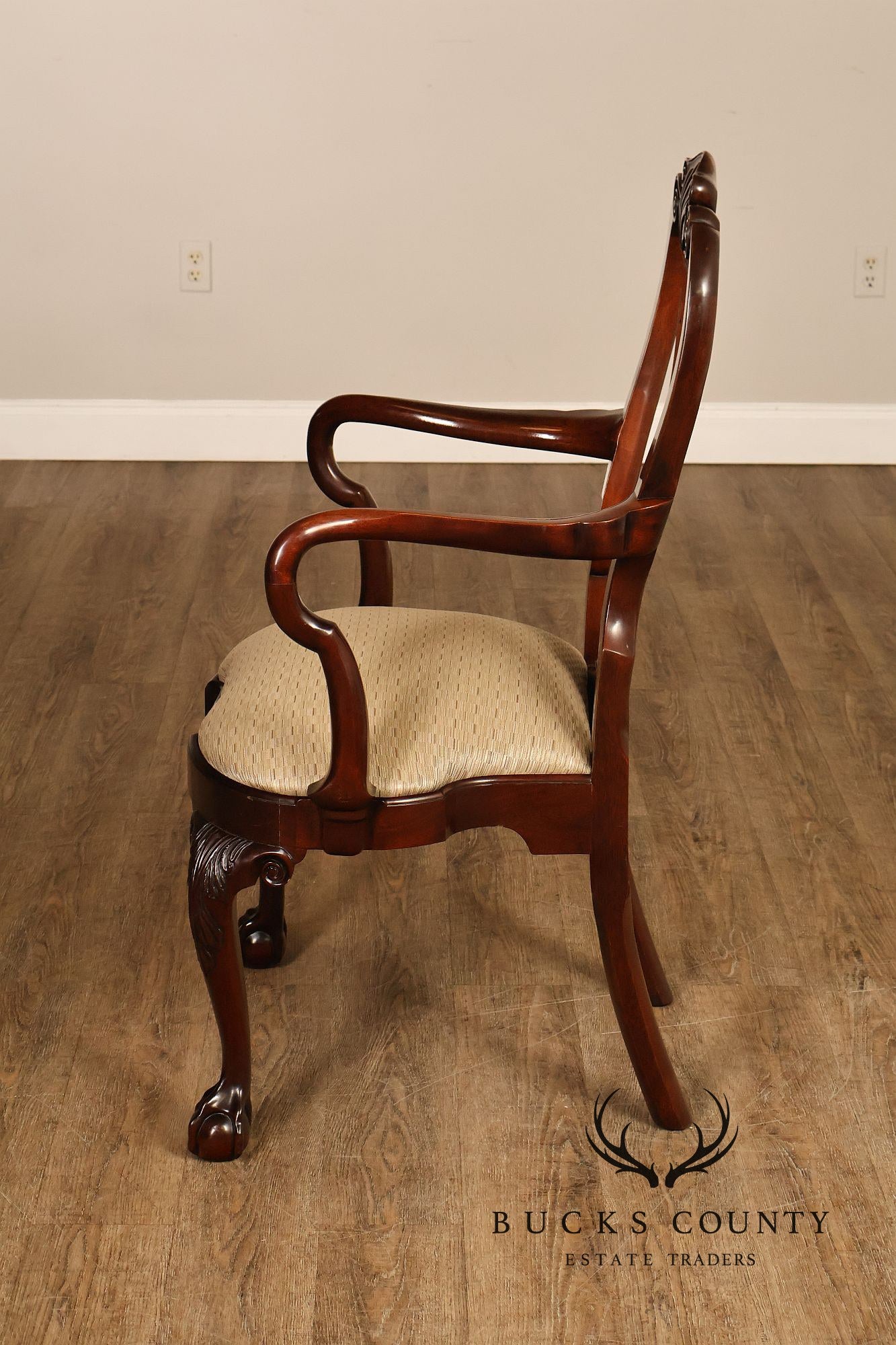 Kindel Winterthur Collection Pair of Mahogany Armchairs
