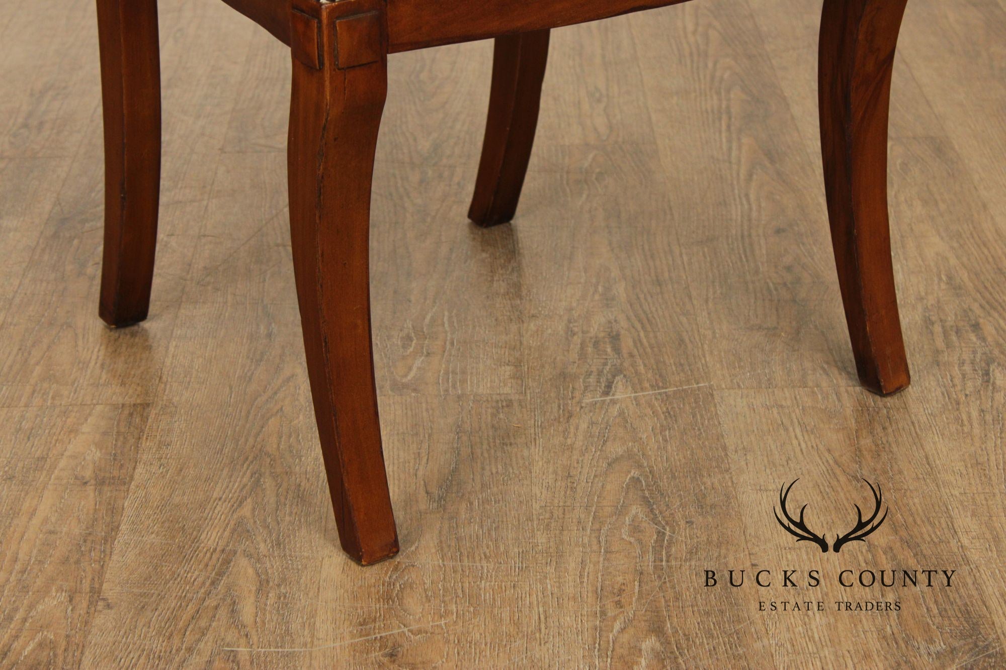 Empire Style Pair of Klismos Side Chairs