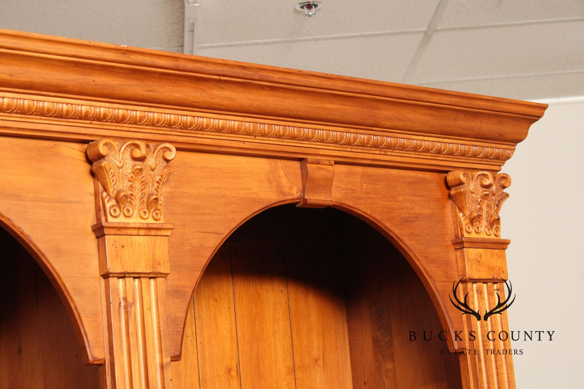 Ethan Allen 'Legacy' Double Arched Bookcase
