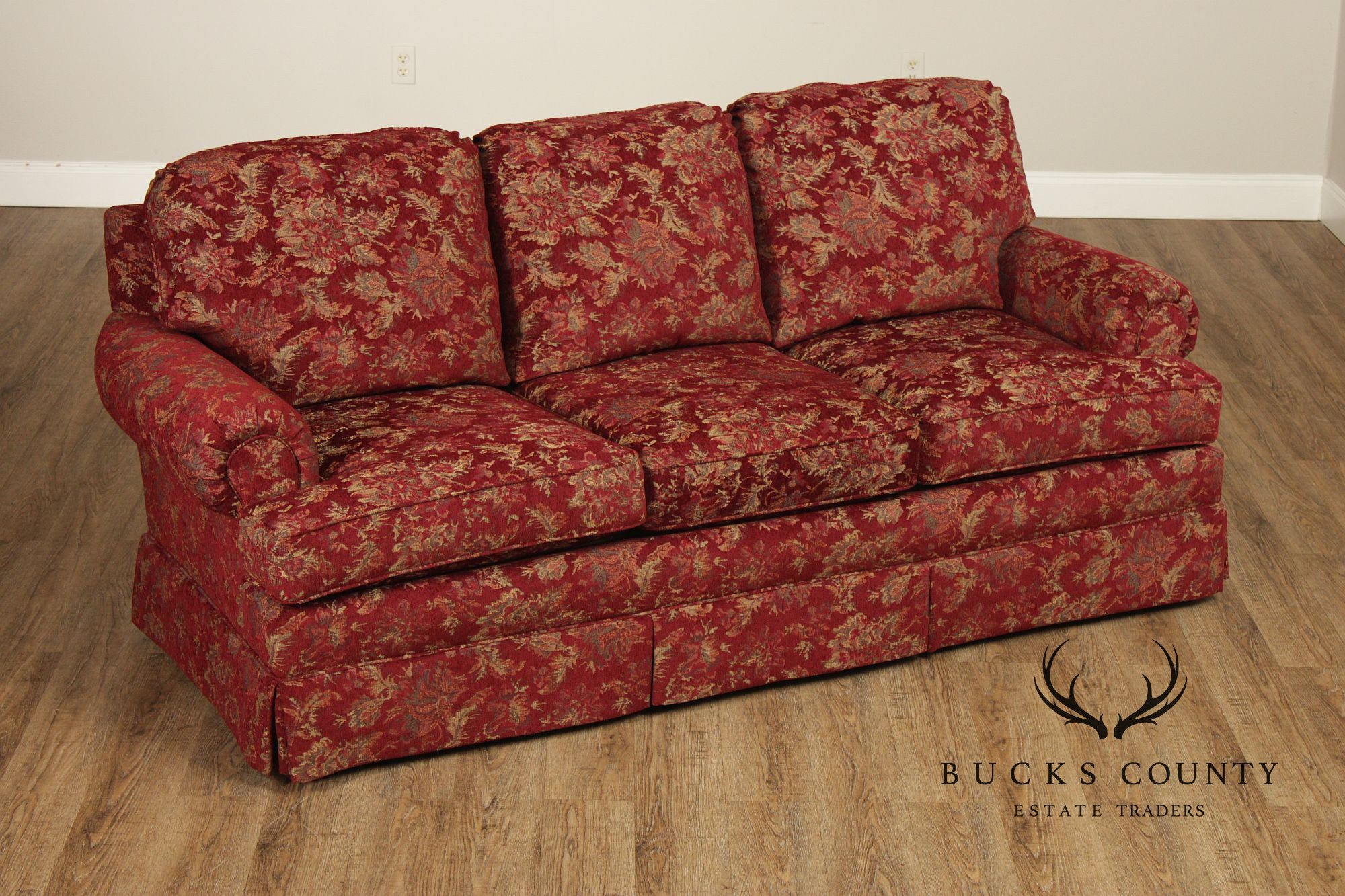 Pennsylvania House Three-Seat Floral Sofa