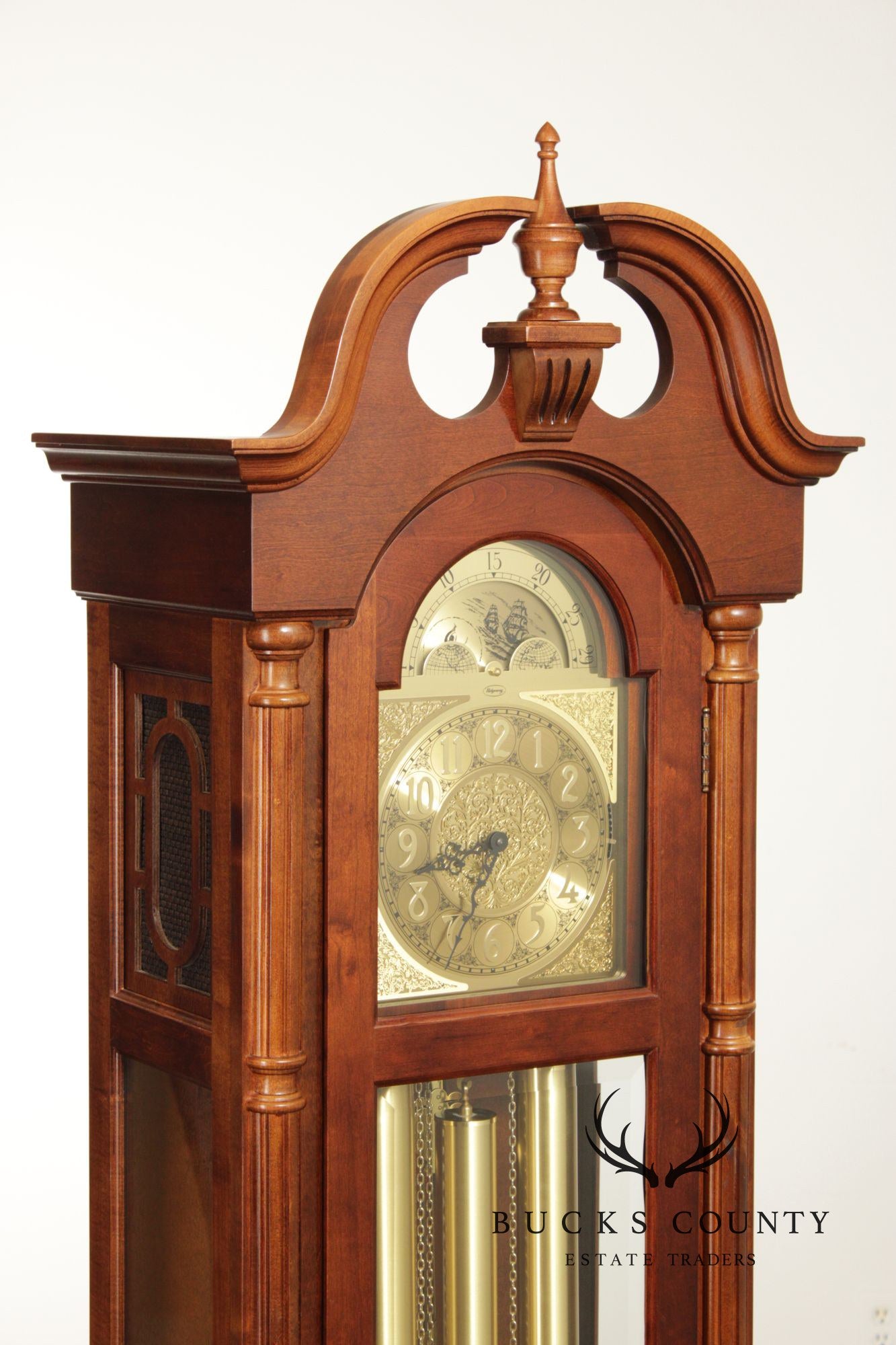 Ridgeway Georgian Style Tall Case Grandfather Clock