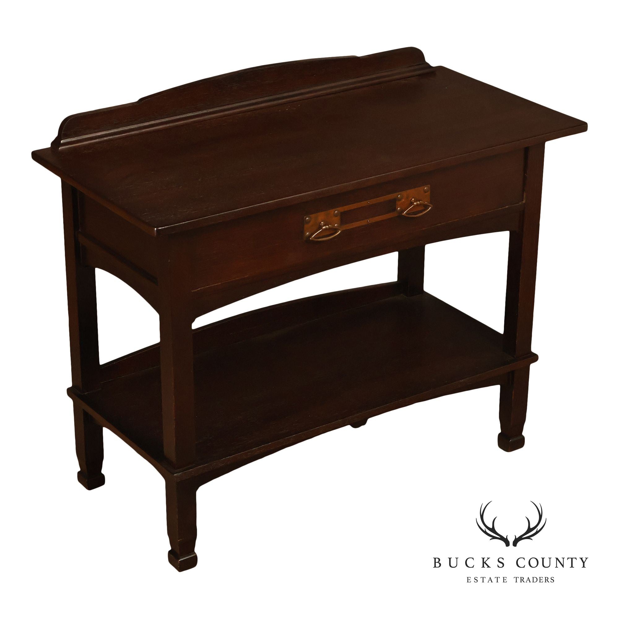 Antique Mission Oak Server Sideboard