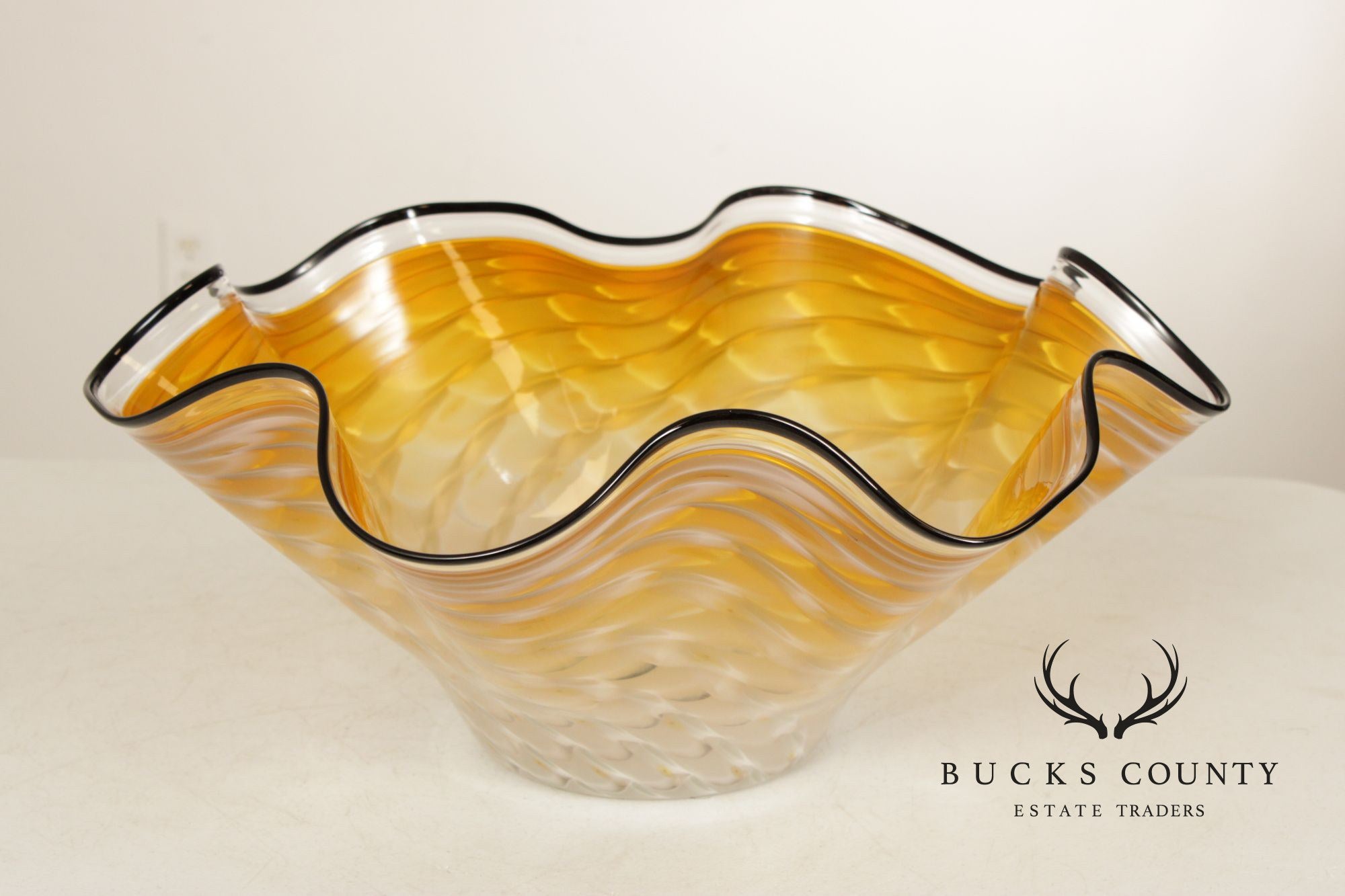 La Chaussee Contemporary Art Glass Bowl