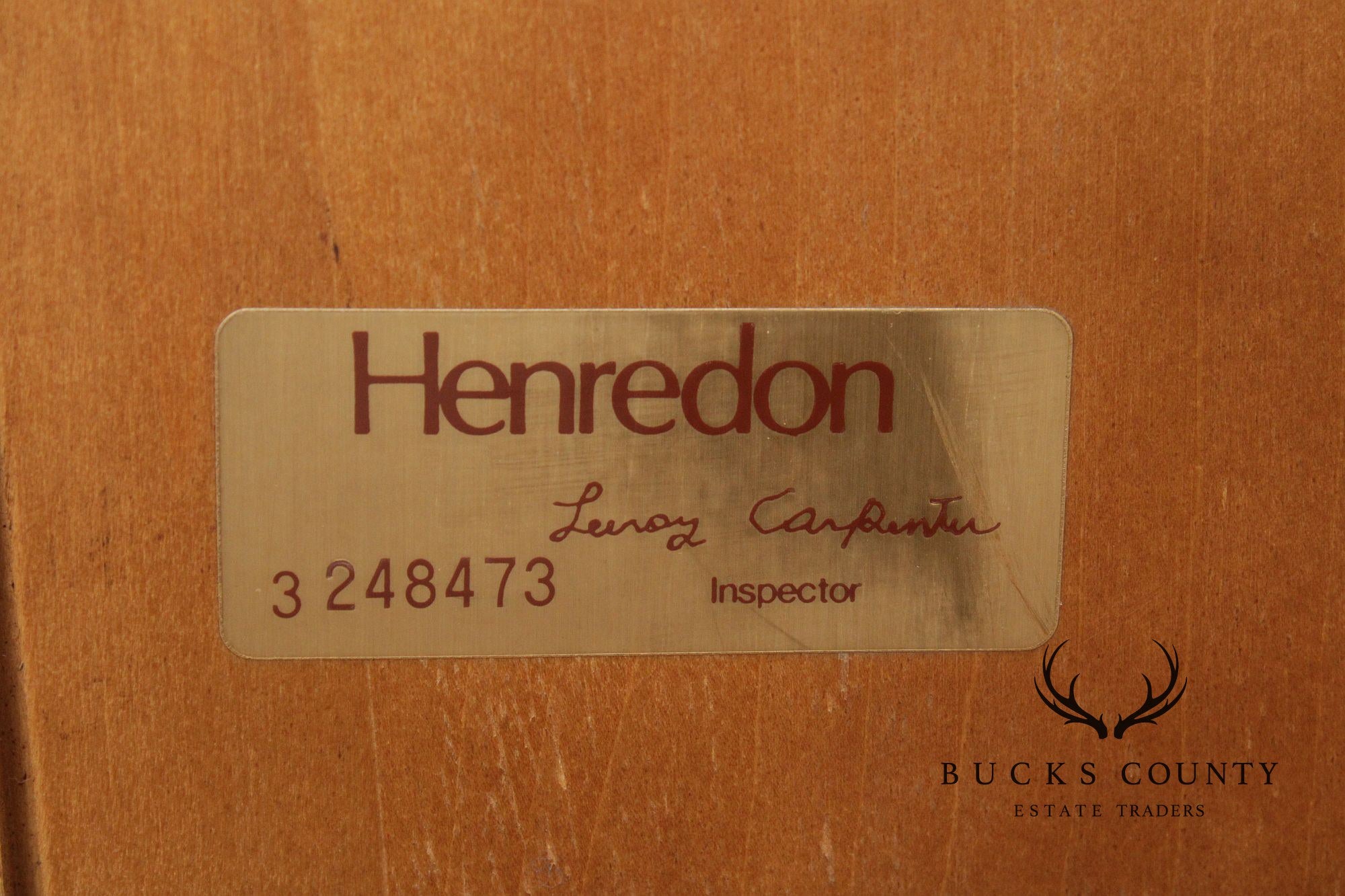 Henredon Georgian Style Mahogany Armoire