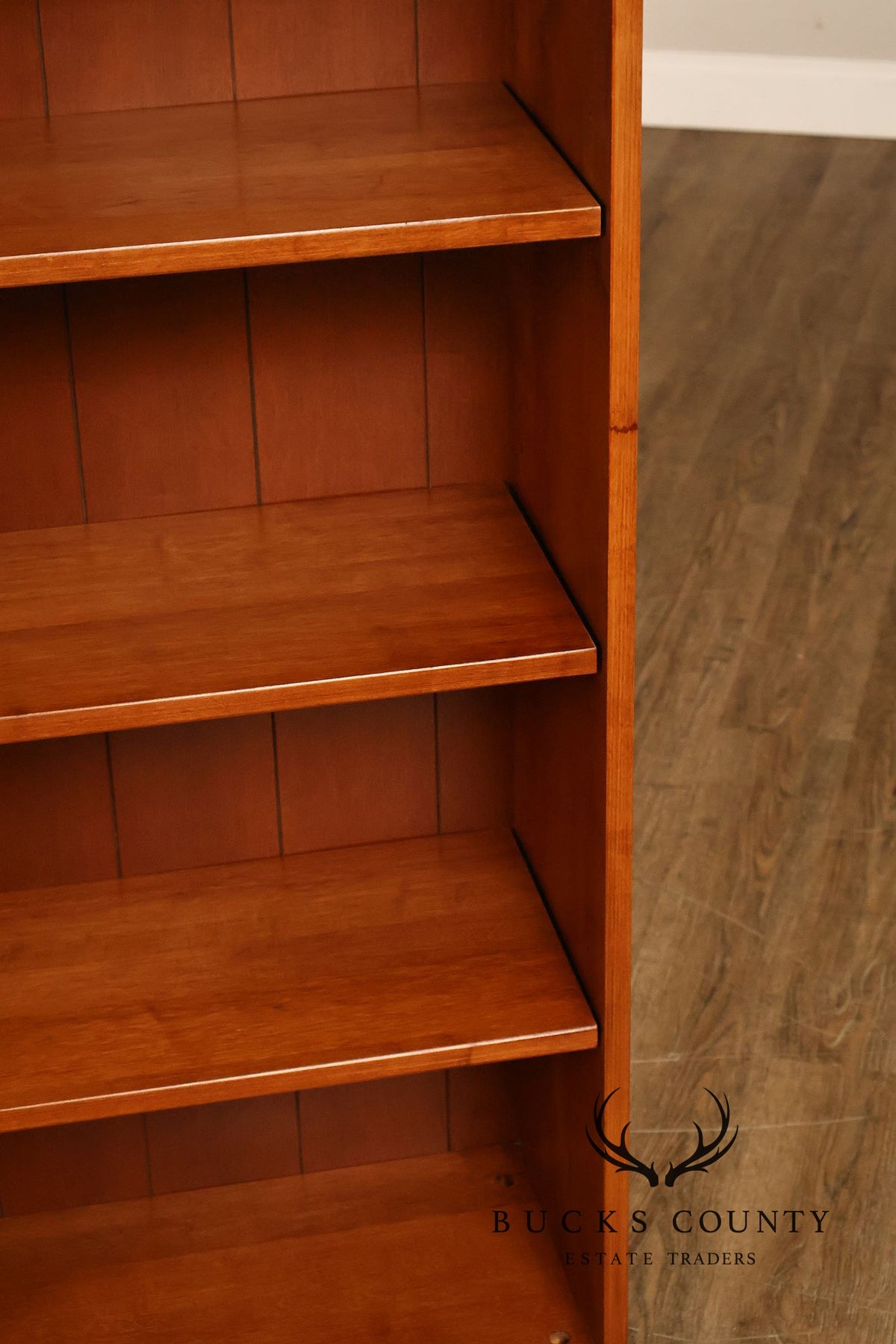 Ethan Allen 'Country Colors' Maple Open Bookcase