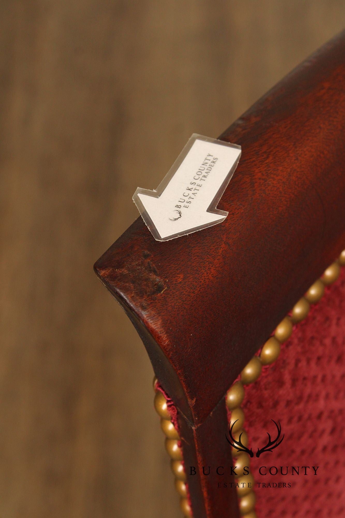 French Empire Mahogany Gondola Side Chair
