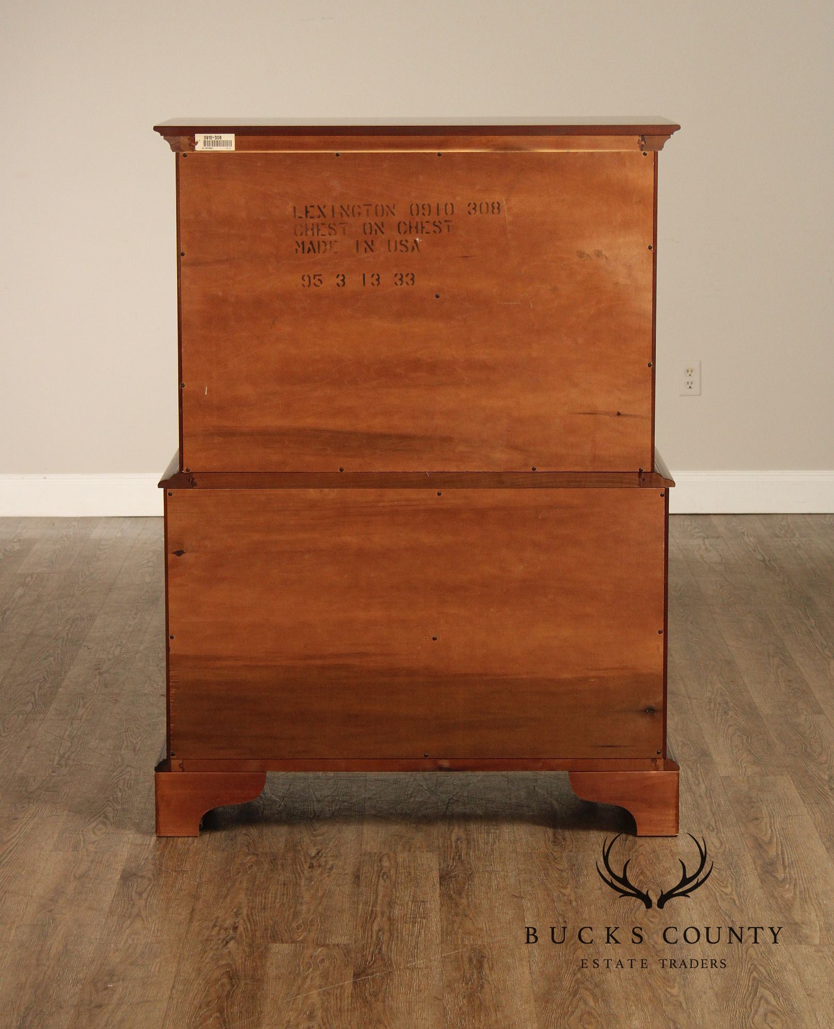 Link Taylor Chippendale Style Mahogany Chest on Chest