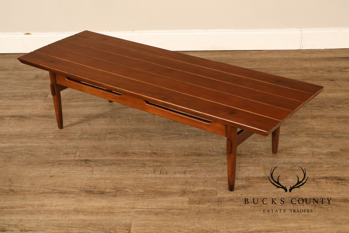 American Of Martinsville Furniture Slat Top Bench