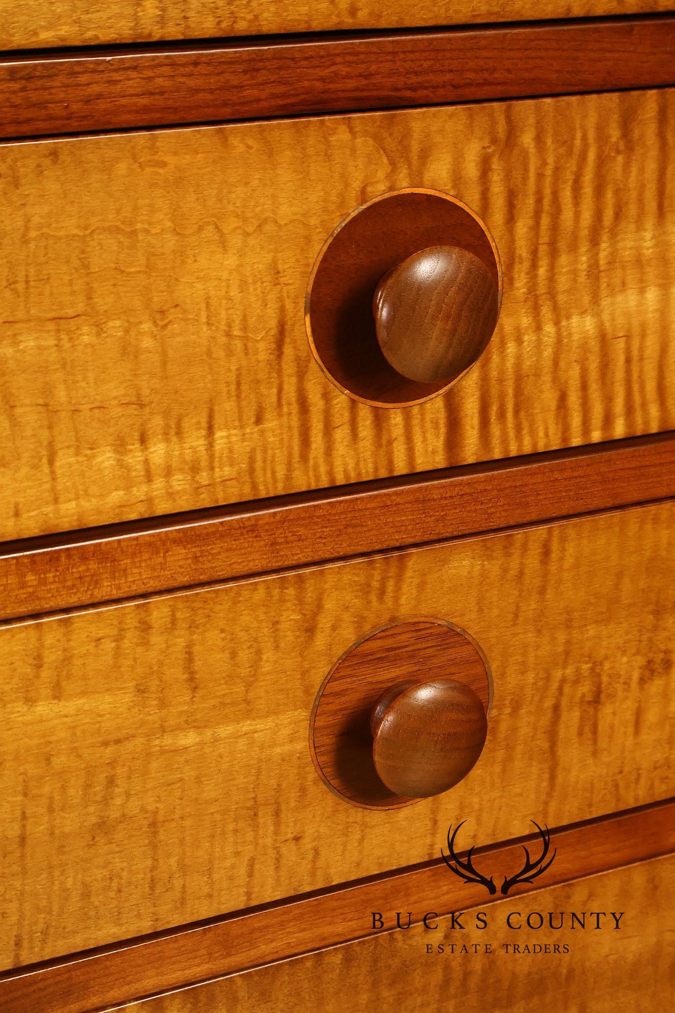 Stickley Mission Collection Harvey Ellis Cherry and Maple Tall Chest