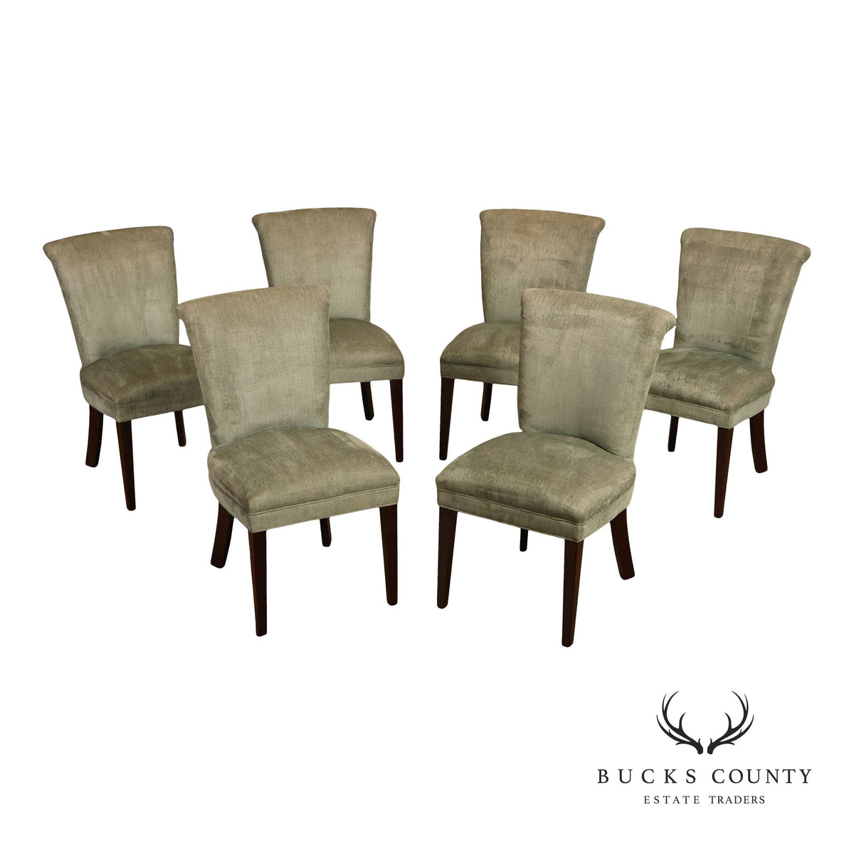 Mitchell Gold + Bob Williams Set of Six Upholstered Dining Chairs