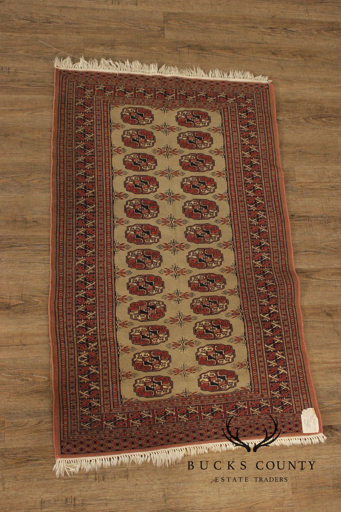Pakistani Bokhara Wool Area Rug