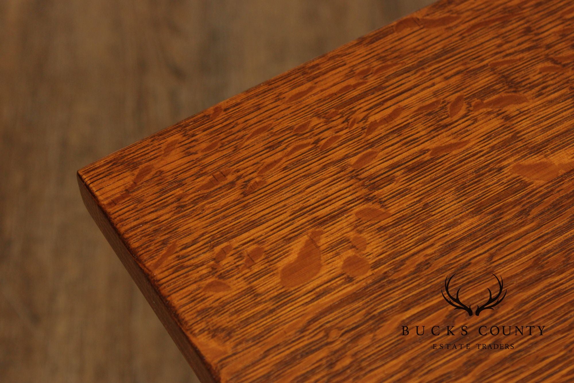 Stickley Mission Collection Oak Spindle Coffee Table