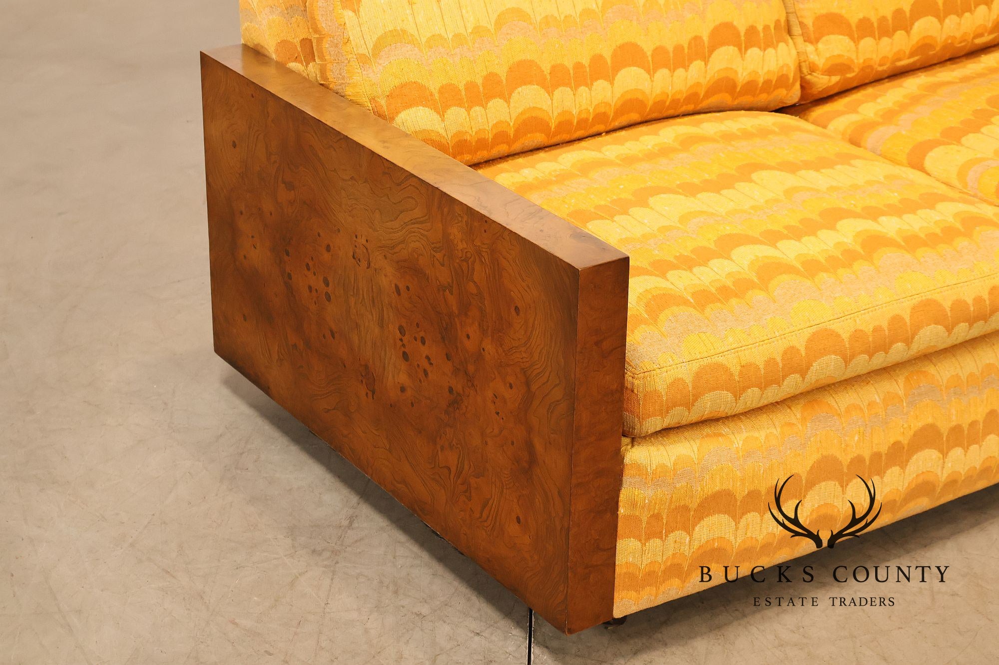 Milo Baughman For Thayer Coggin Mid Century Modern Two Seat Sofa Loveseat