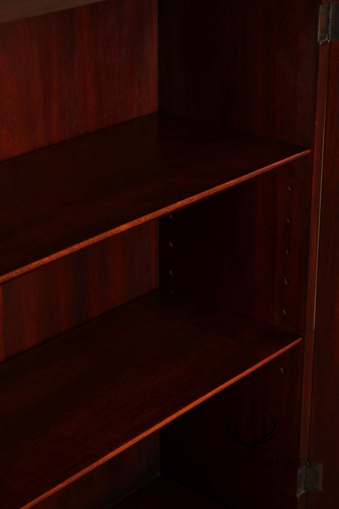 1940's Georgian Style Mahogany Secretary Bookcase