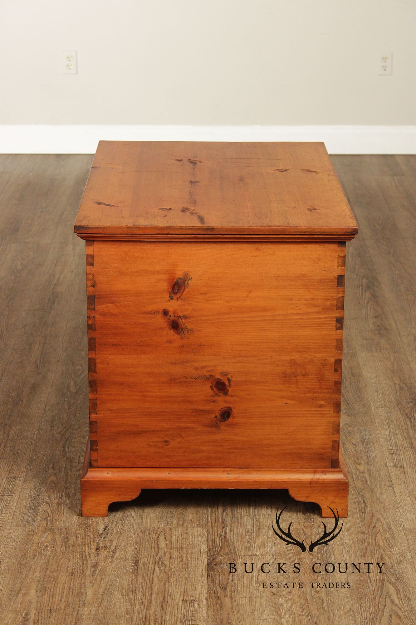 Georgian Style Dovetailed Pine Blanket Chest