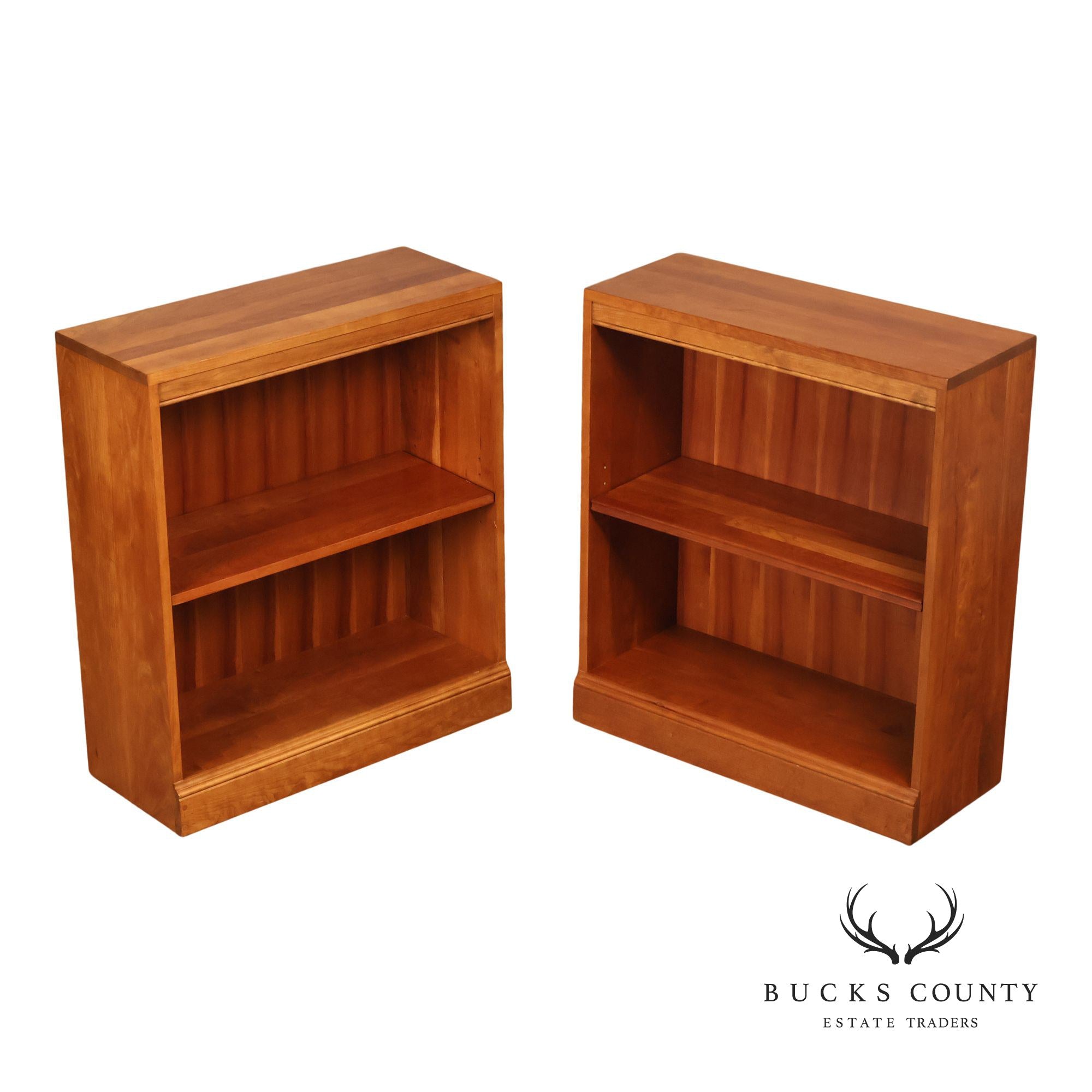 Stickley Mission Collection Cherry Pair Of Bookcases