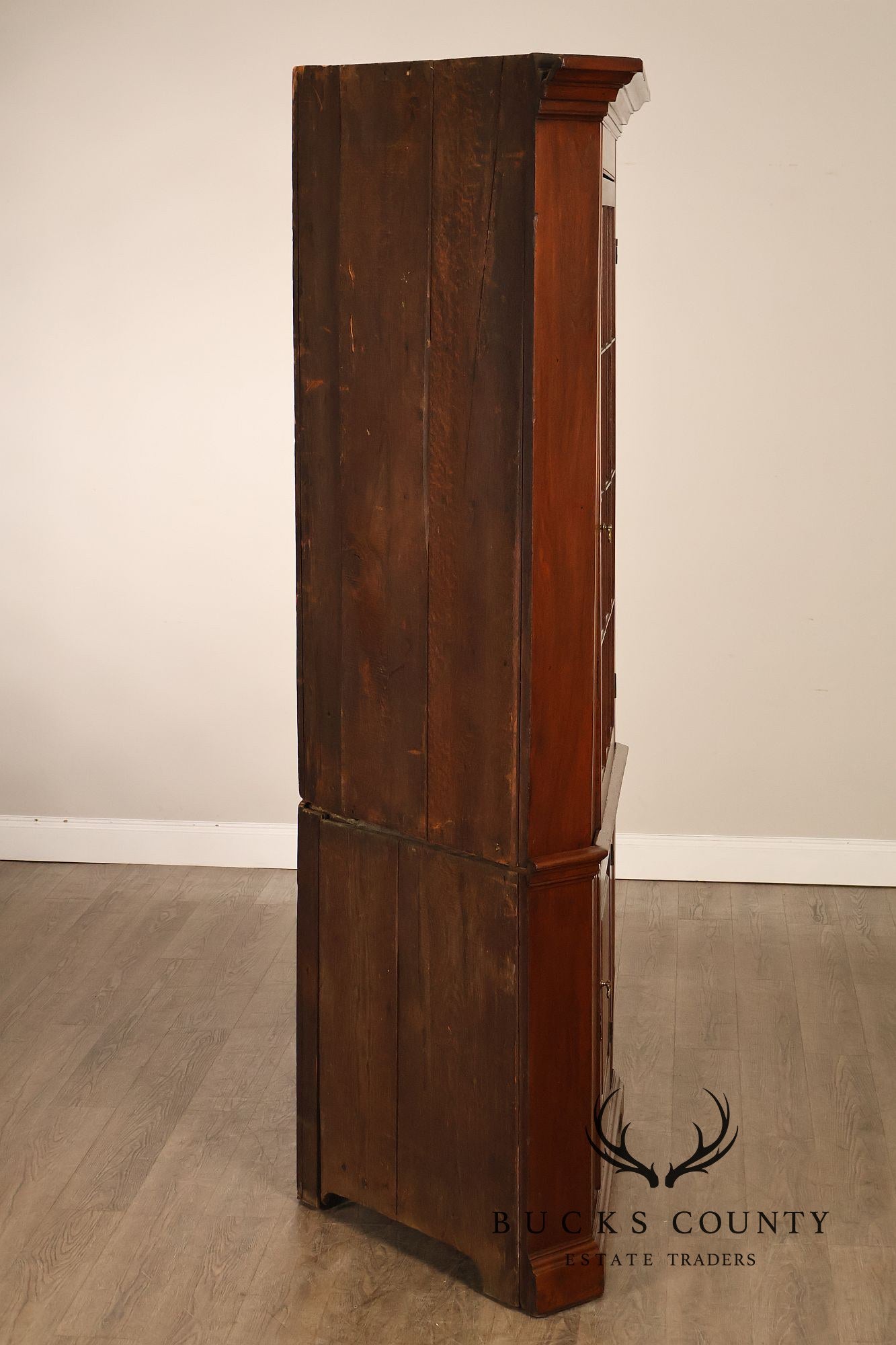 Antique American Walnut Corner Cabinet