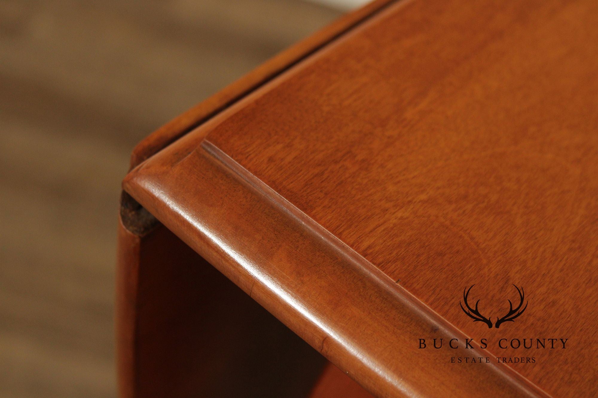 Vintage Cushman Colonial Creations Maple Drop Leaf Dining Table With 2 Leaves