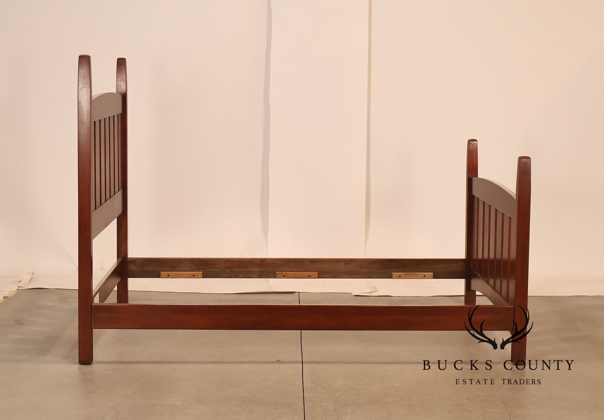 Stickley Harvey Ellis Inlaid Cherry Queen Bed