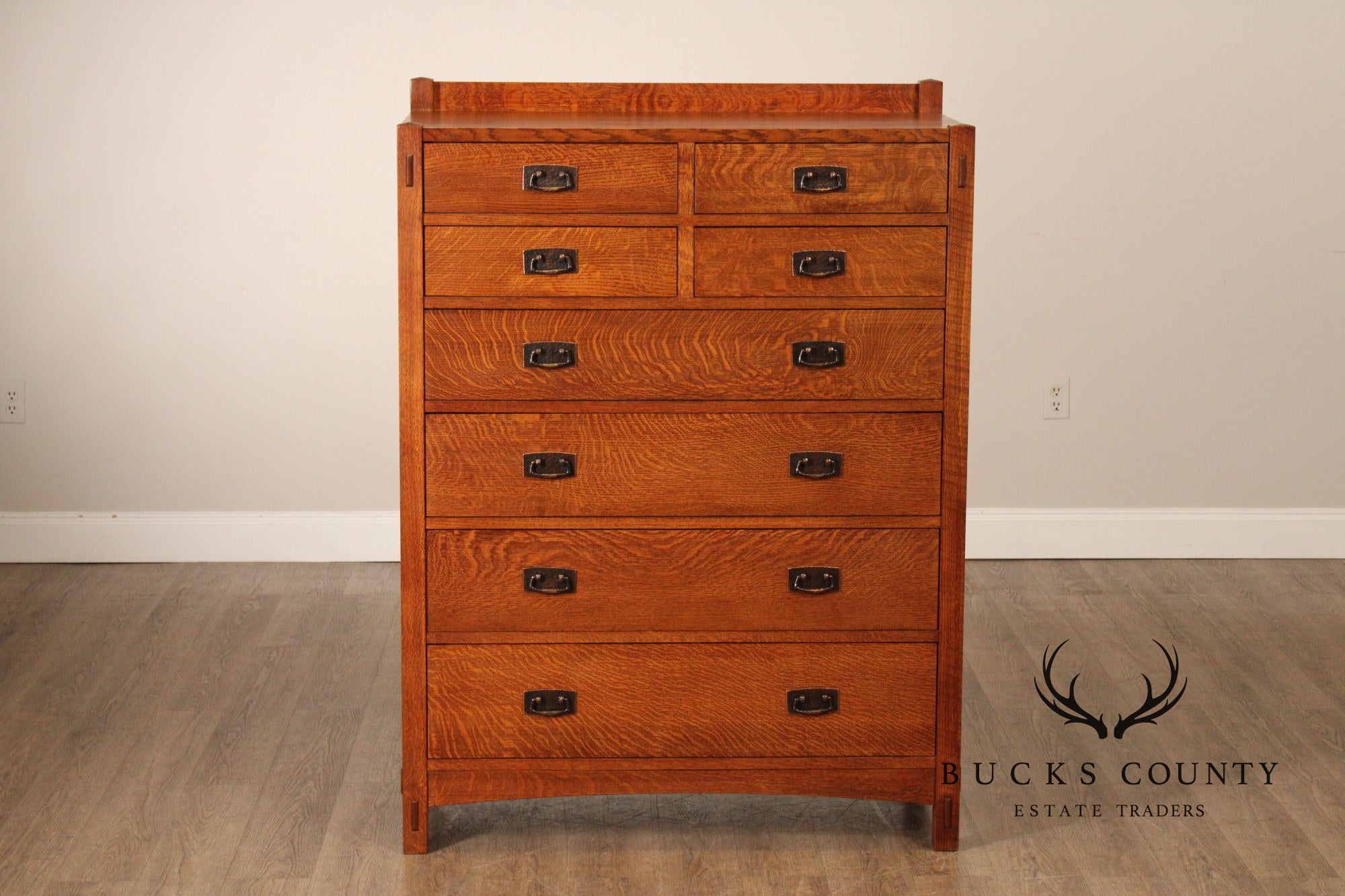 Stickley Mission Collection Oak High Chest