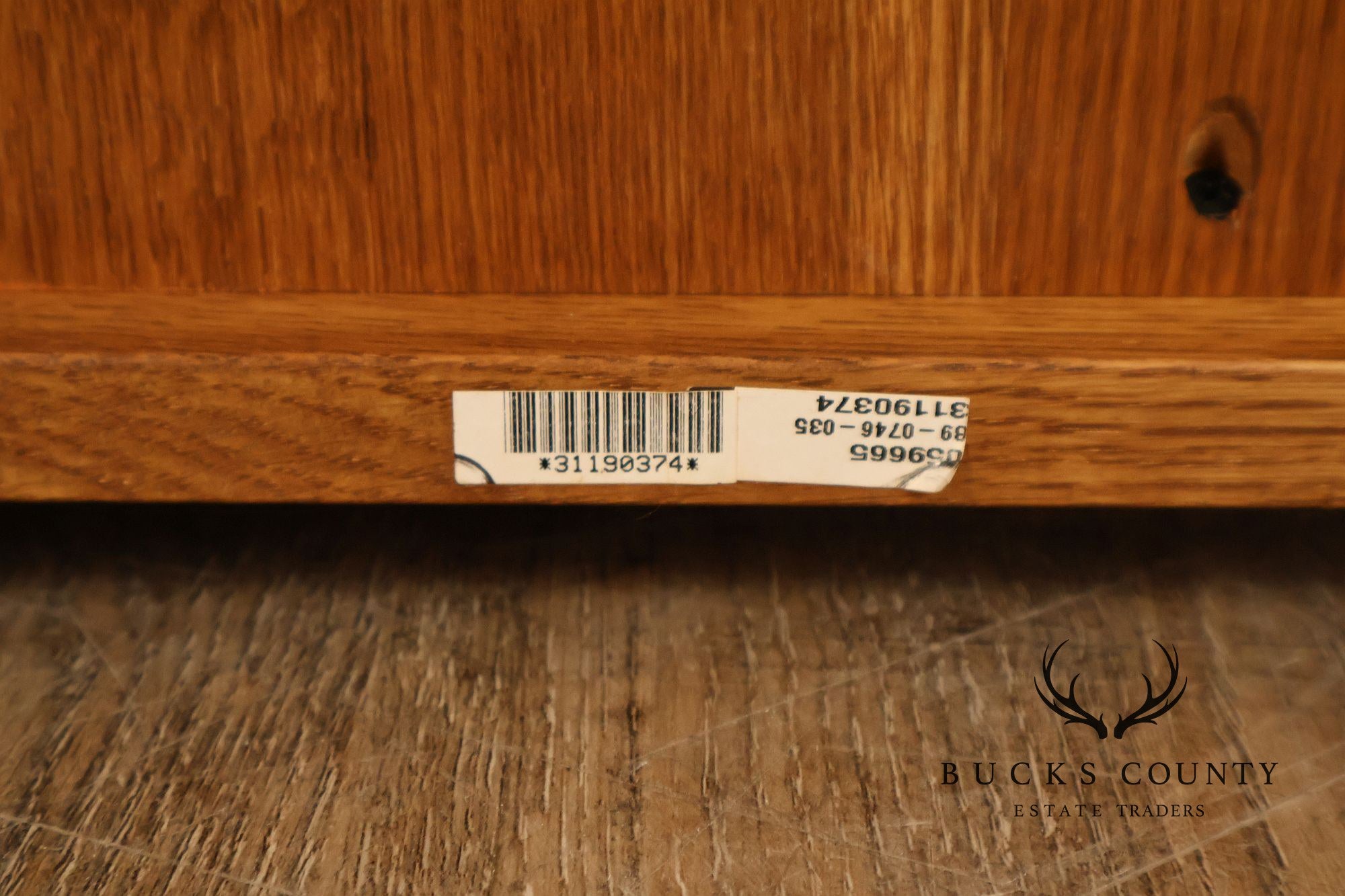 Stickley Mission Collection Oak Spindle Lamp Table