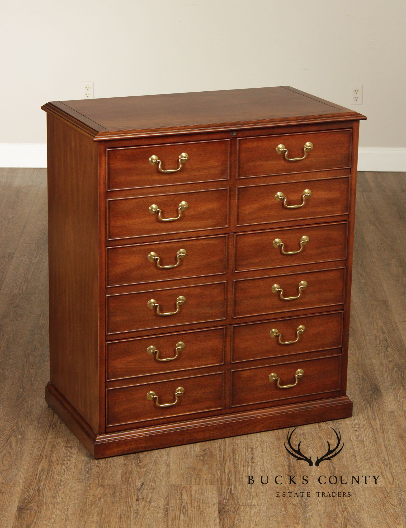 Sligh Furniture Mahogany File Cabinet
