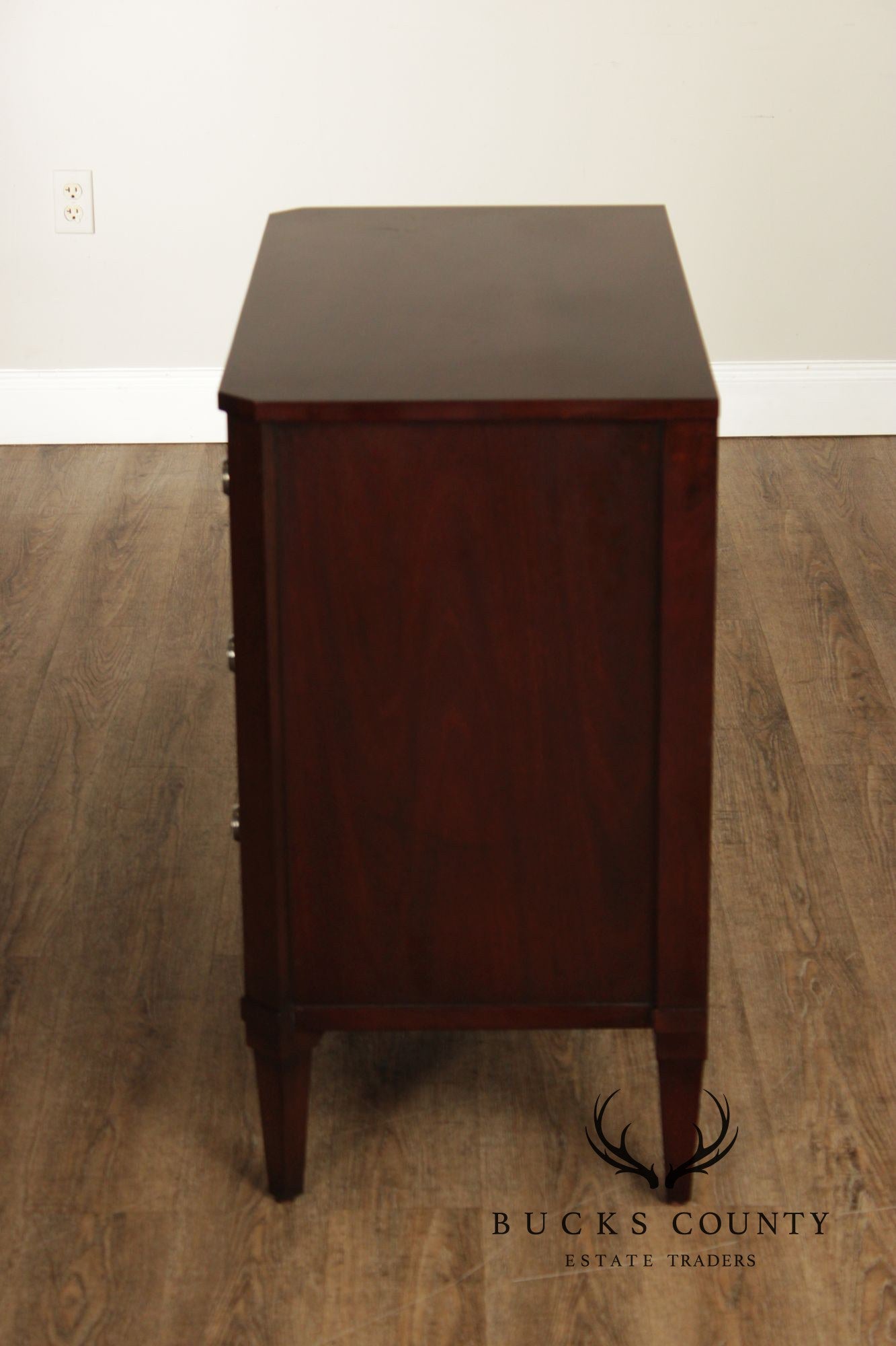Ethan Allen Hollywood Regency Style Pair of Mirrored Chests