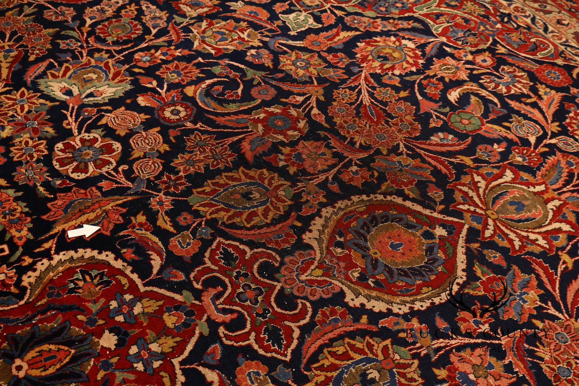 Large Hand Tied Traditional Persian Style Area Rug