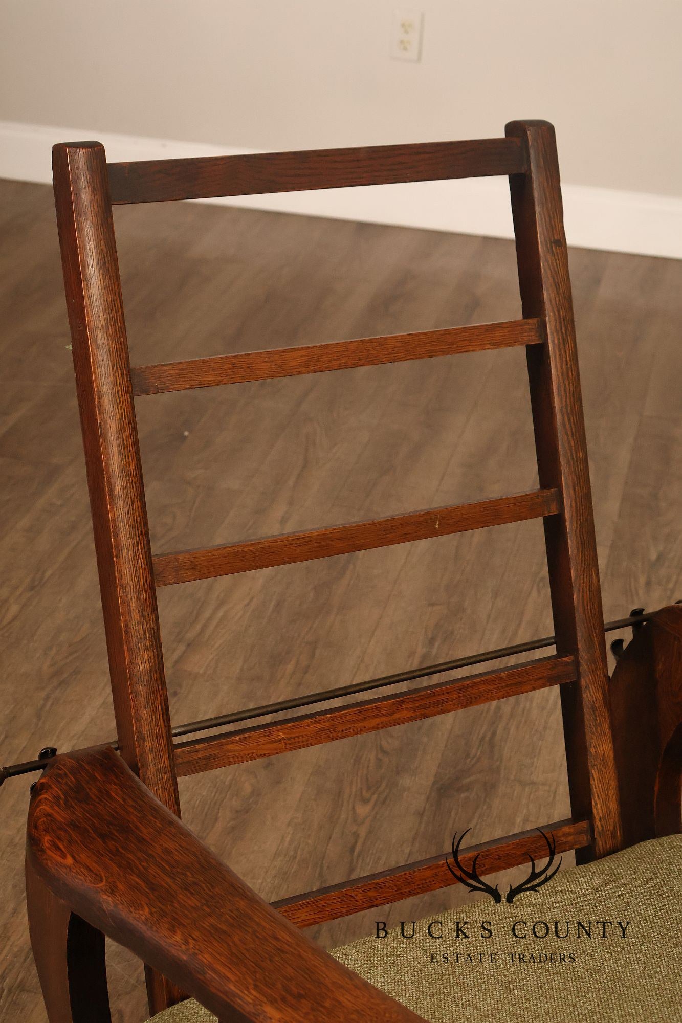 Antique Victorian Oak Morris Reclining Chair