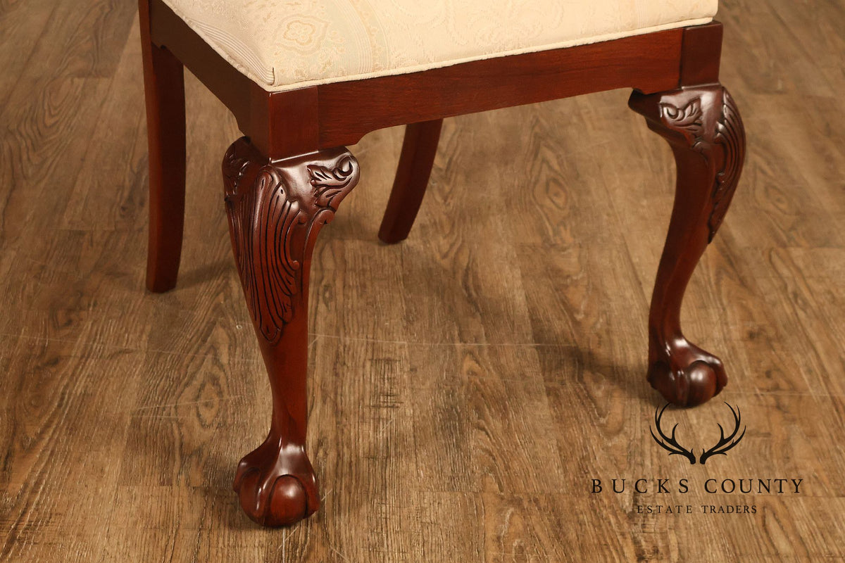 Ethan Allen '18th Century Mahogany' Set of Eight Dining Chairs