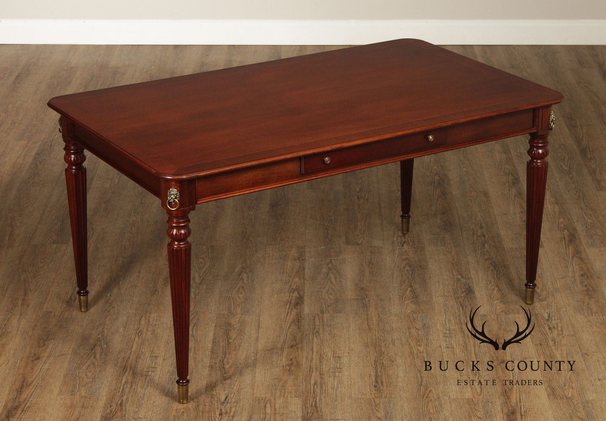 Lexington Palmer Home Collection Mahogany Neoclassical Writing Table Desk