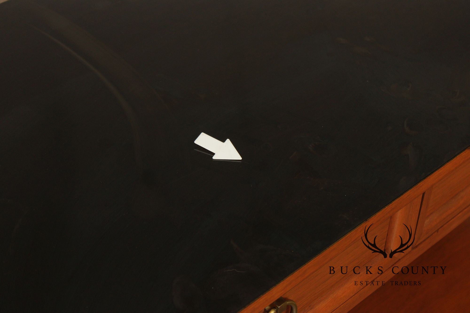 Baker Furniture Milling Road Directoire Style Walnut Rolling Server