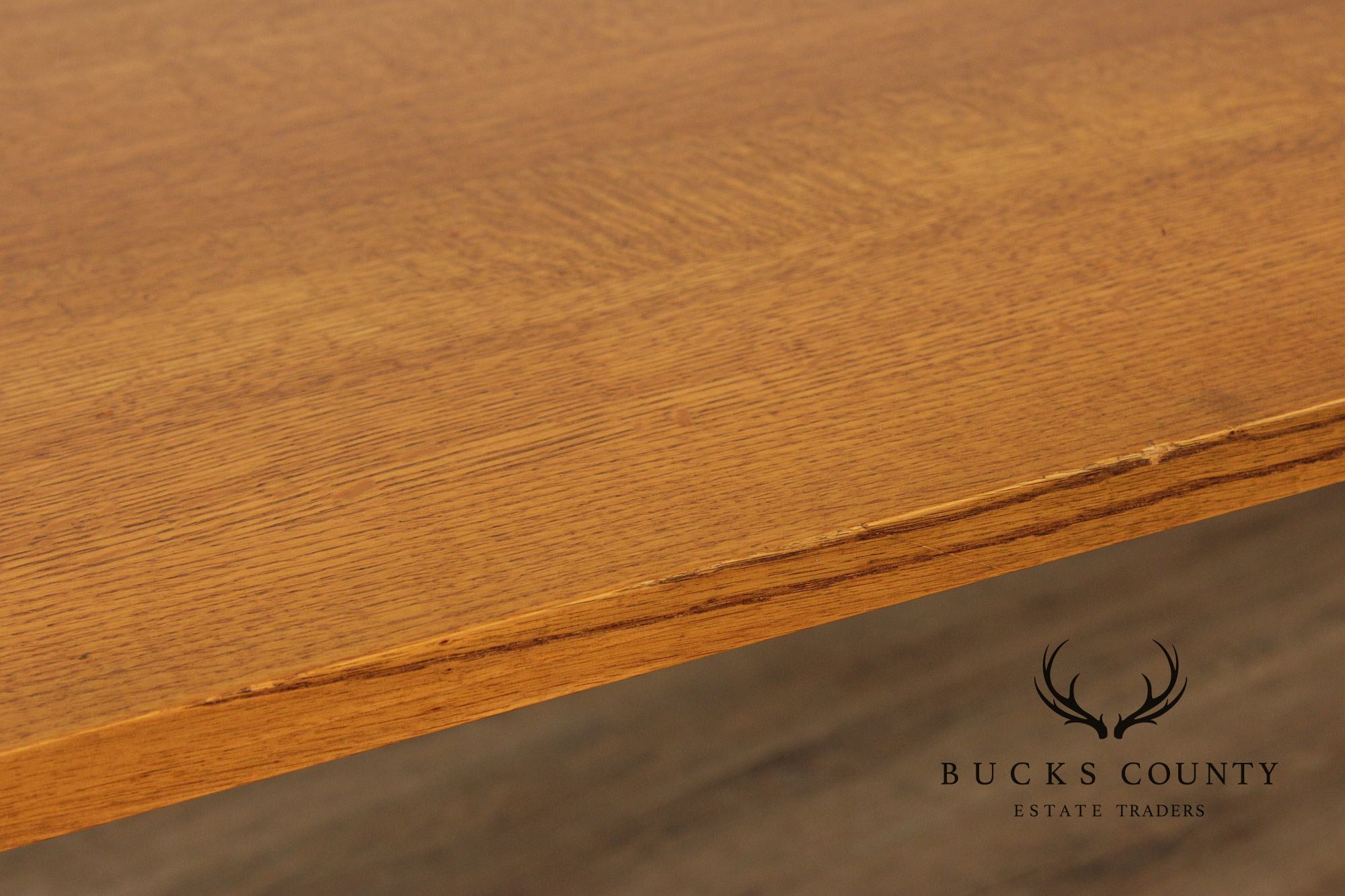 Mission Style Solid Oak Dining Table