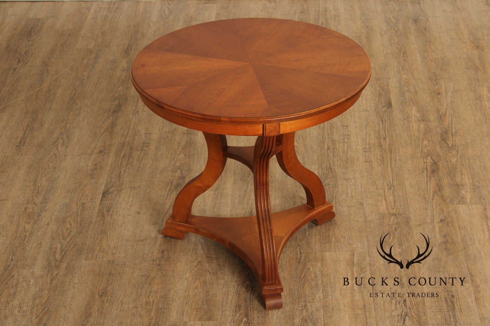 Ethan Allen 'Legacy' Collection Round Top Side Table