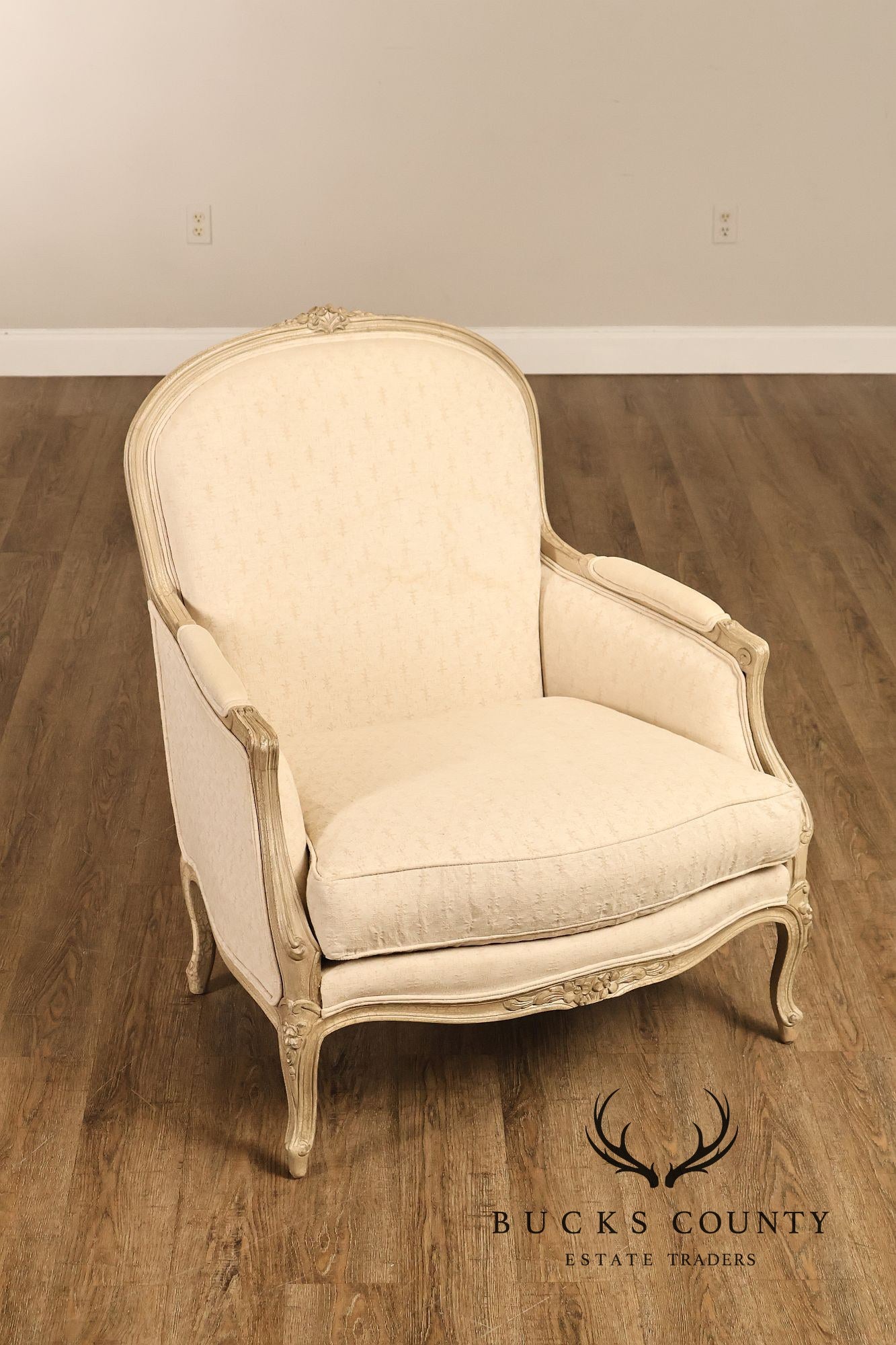 Pama Furniture Inc French Provincial Style Bergere Armchair