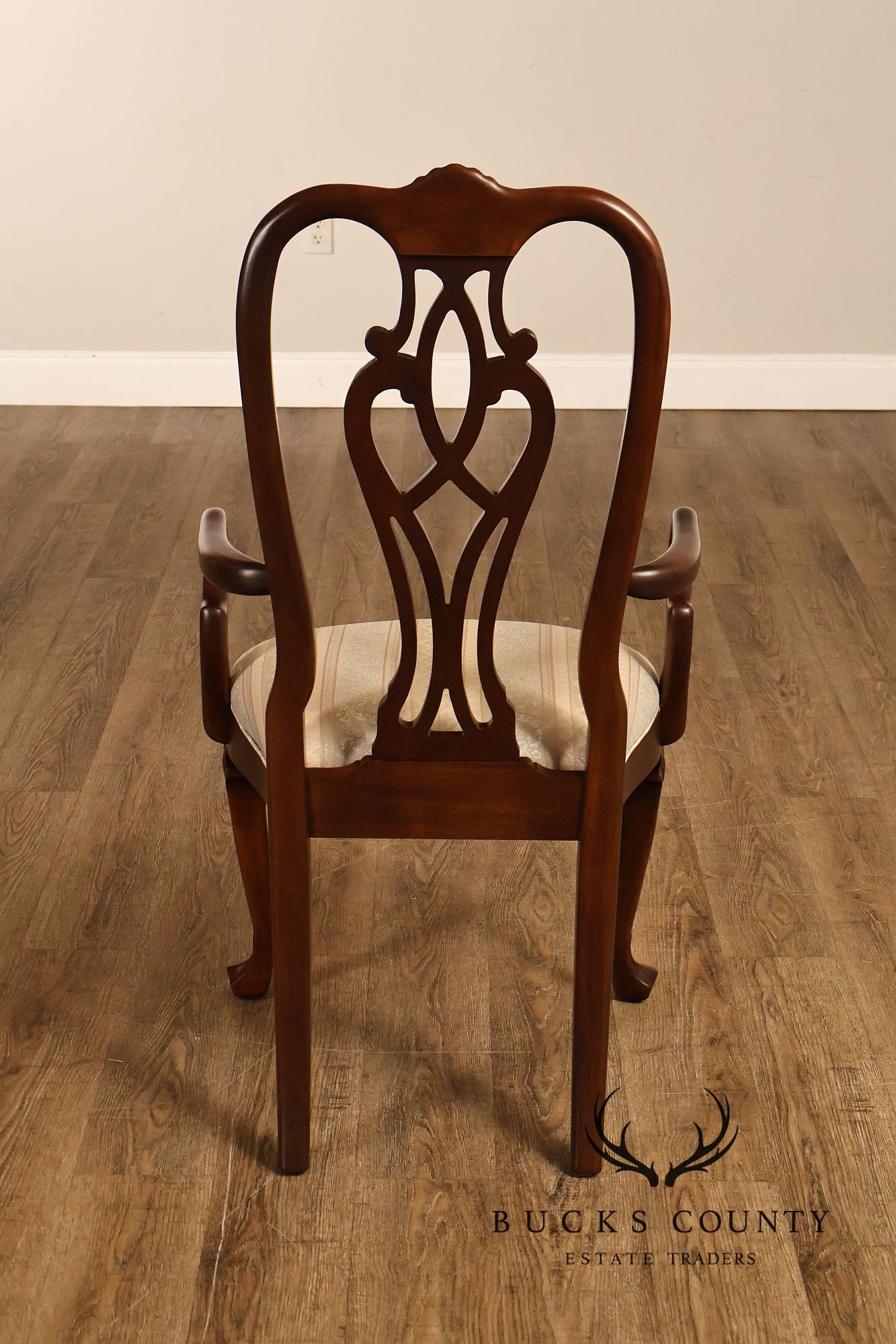 Ethan Allen '18th Century Mahogany' Set of Six Dining Chairs