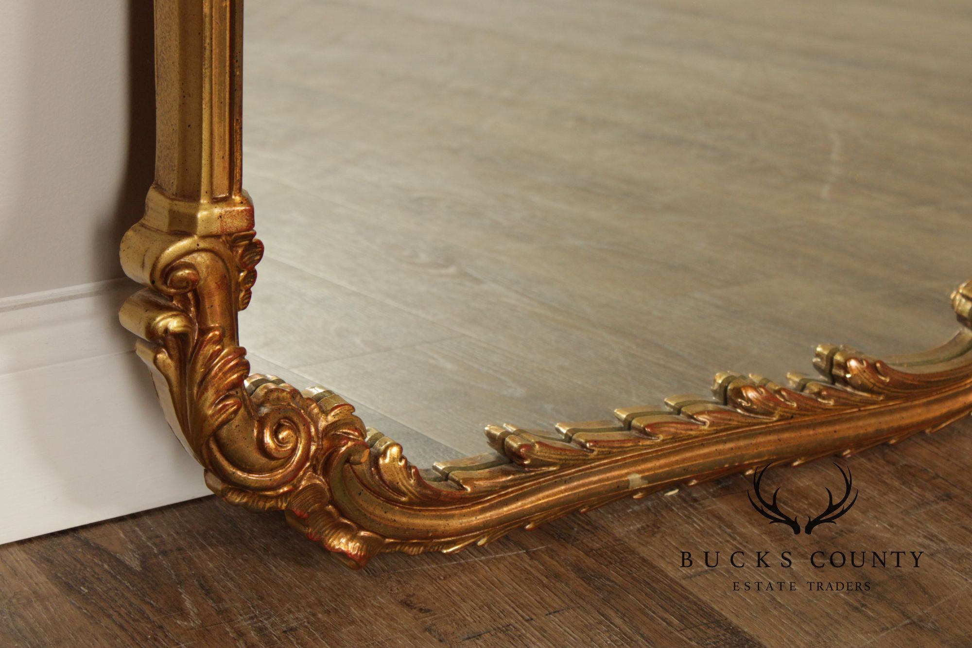 Carolina Mirror Georgian Style Gilt Painted Wall Mirror