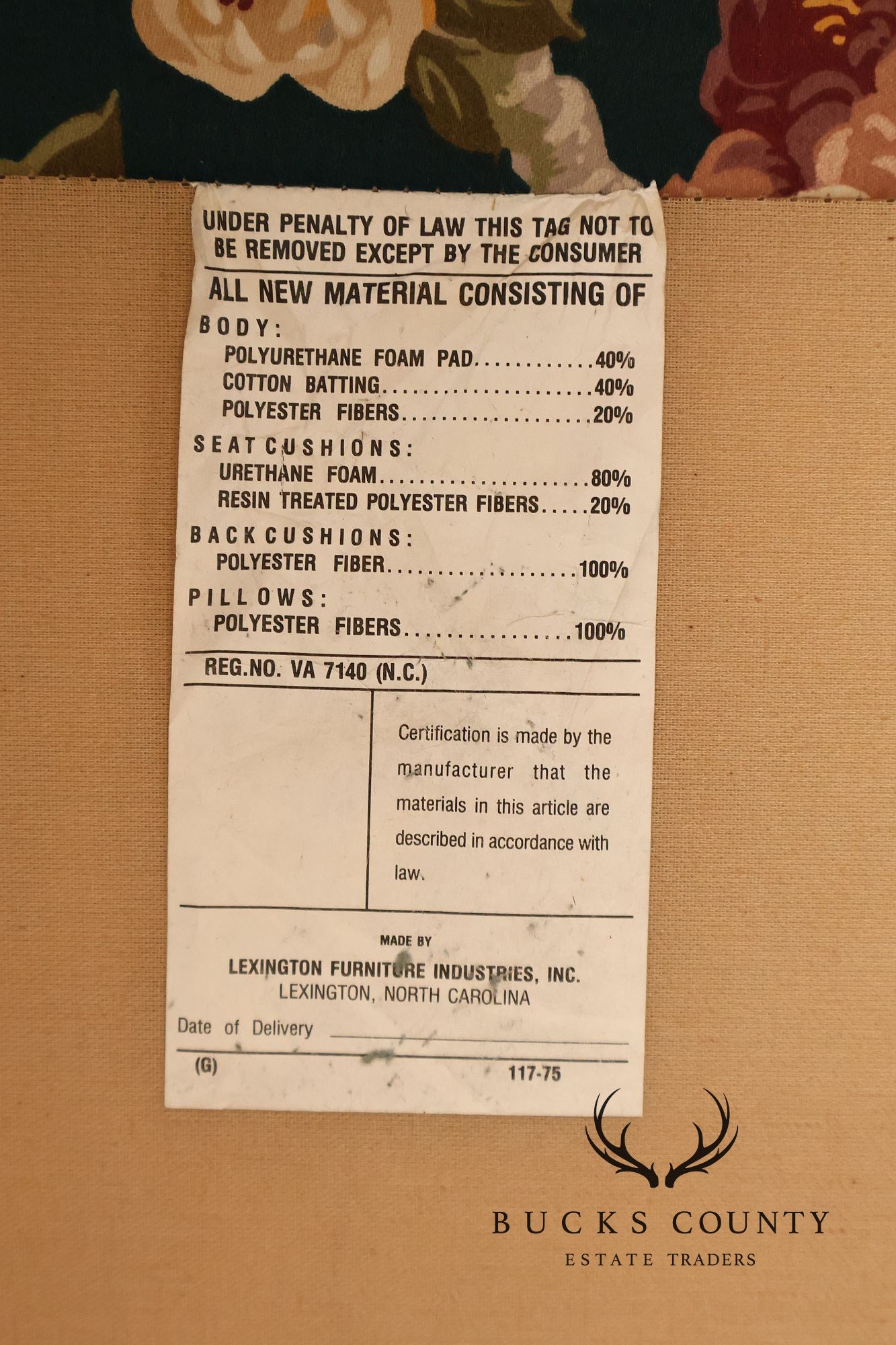 Lexington Henry Link Furniture Wicker Upholstered Lounge Chair